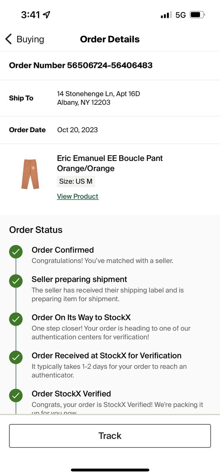 Eric Emanuel Eric Emanuel orange Boucle sweatpants medium Size US 30 / EU 46 - 2 Thumbnail
