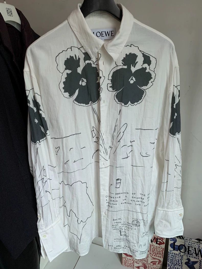 Loewe LOEWE Viola floral robe shirt Size L / US 10 / IT 46 - 1 Thumbnail
