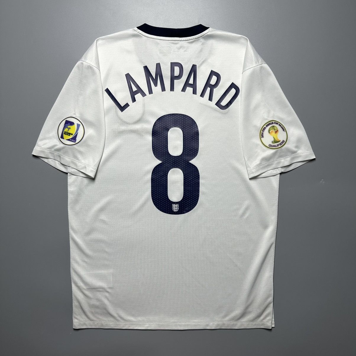 Nike ENGLAND NIKE 2013 WORLD CUP QUALIFIERS JERSEY #8 LAMPARD Size US M / EU 48-50 / 2 - 1 Thumbnail