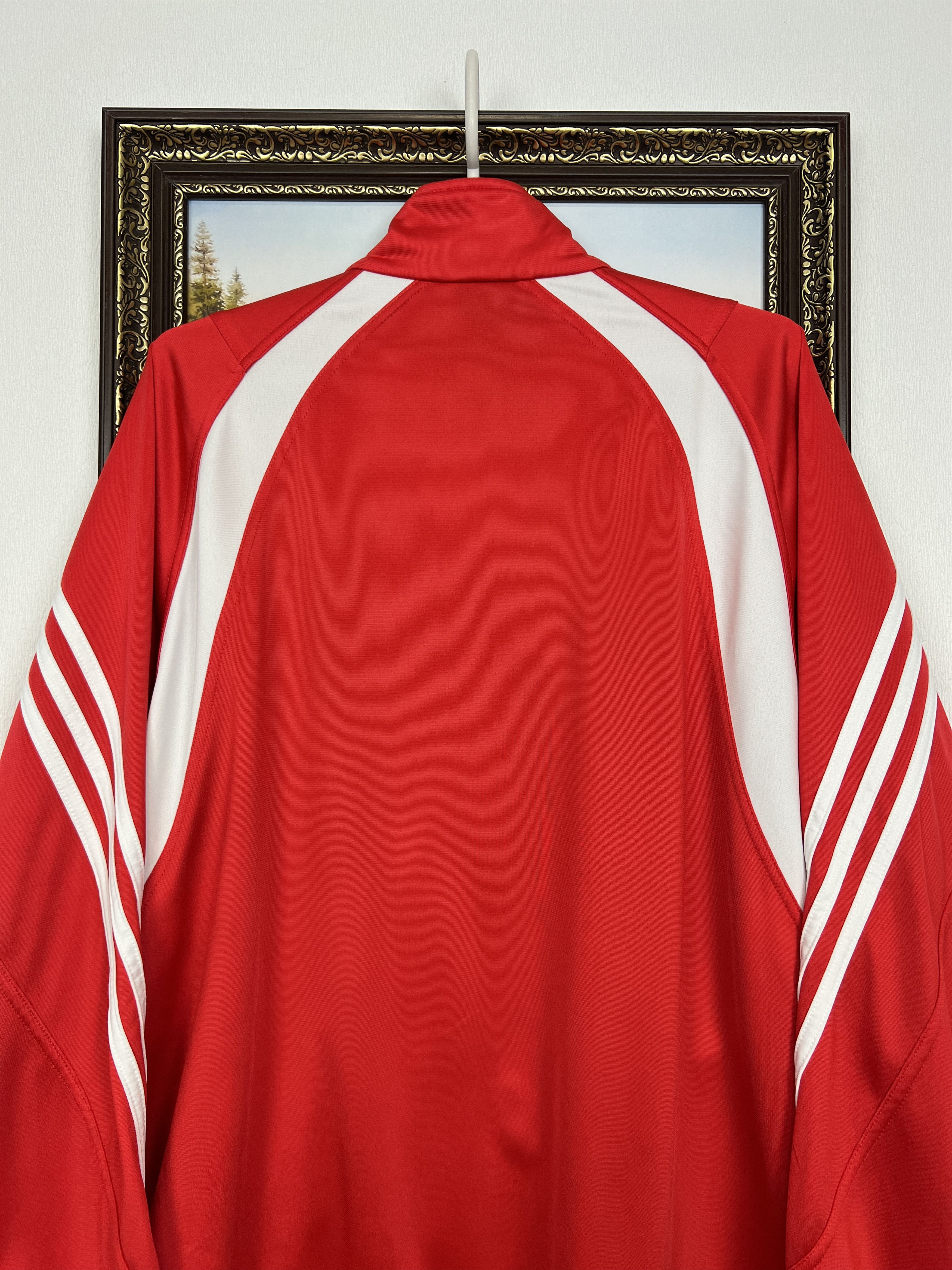 Adidas Vintage Adidas Benfica Football Jacket Soccer Red Track Top Size US M / EU 48-50 / 2 - 15 Thumbnail