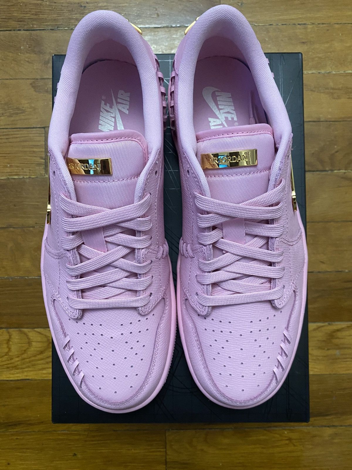Jordan Brand Size 5W/3.5M - Jordan 1 Low Perfect Pink Metallic Gold Size US 5 / IT 35 - 4 Thumbnail