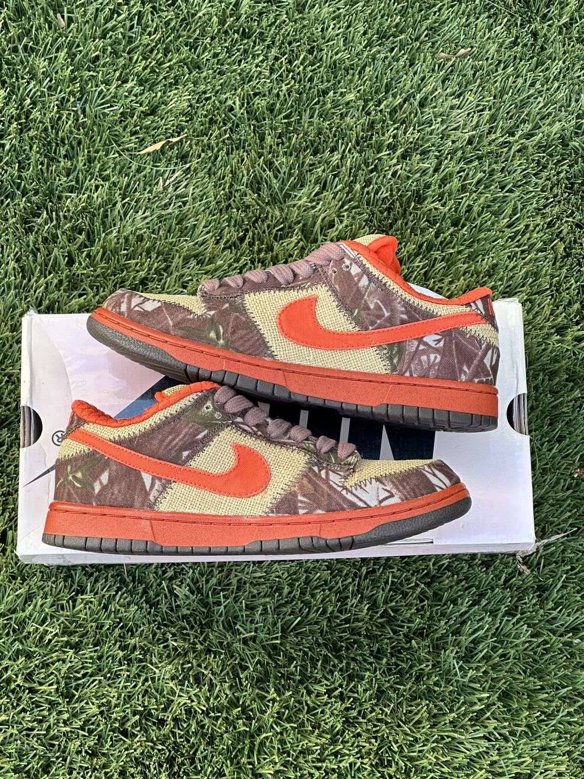 image of Nike Sb Dunk Low Reese Forbes Hunter Shoes in Orange, Men's (Size 10)
