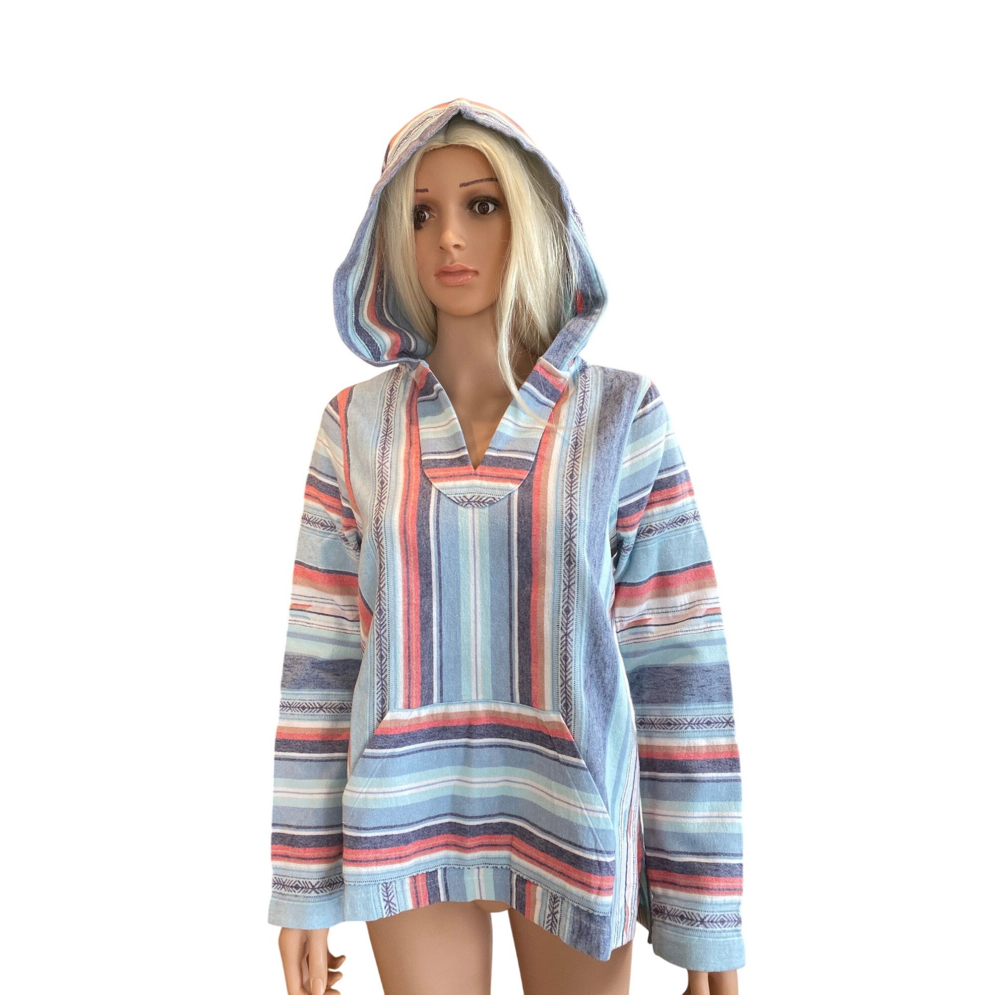 Faherty NWT Faherty Baja Sierra Paradise Hooded Pullover Top Tunic W Size S / US 4 / IT 40 - 4 Thumbnail