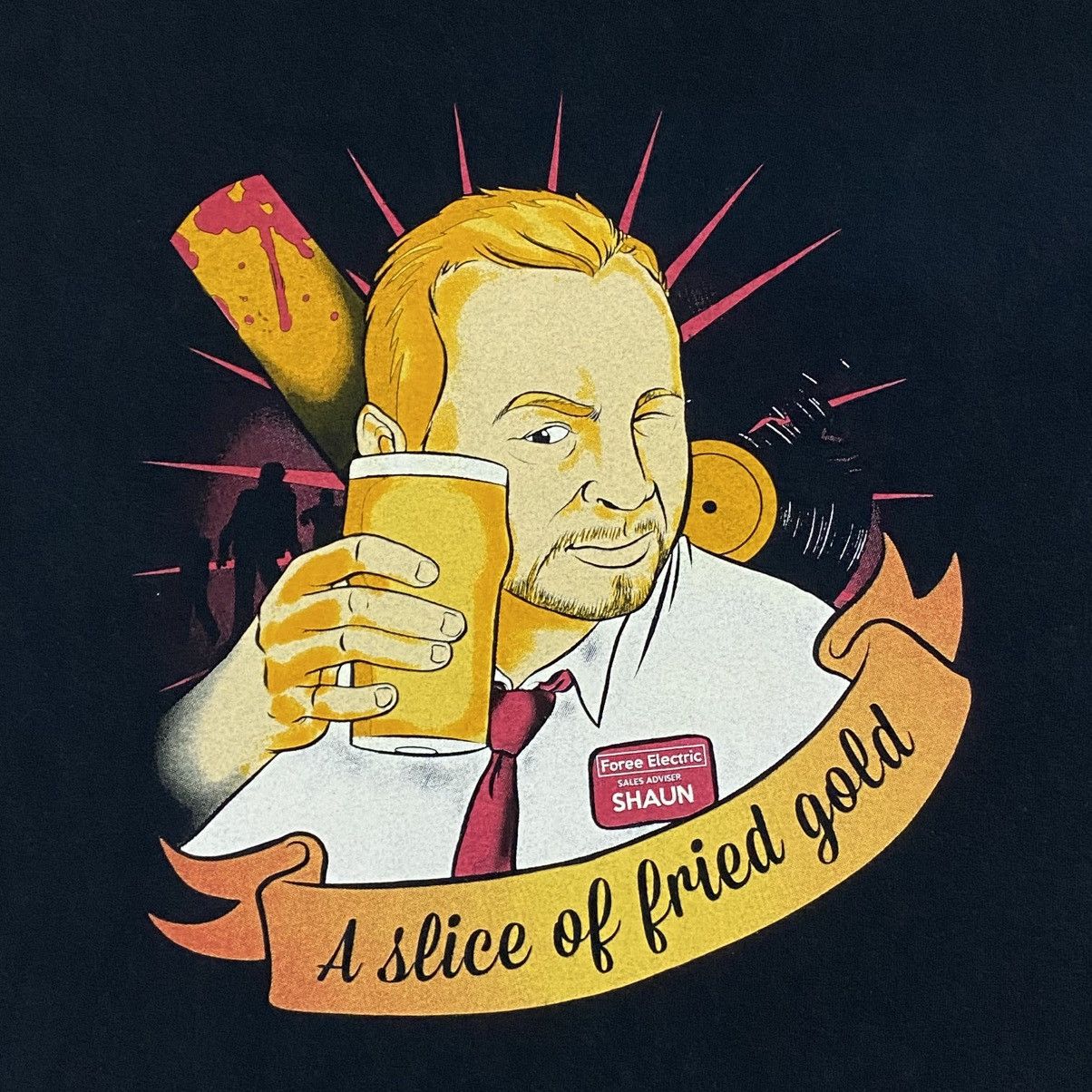 Gildan × Vintage Movie shaun of the dead film comedy horror Size US M / EU 48-50 / 2 - 2 Thumbnail