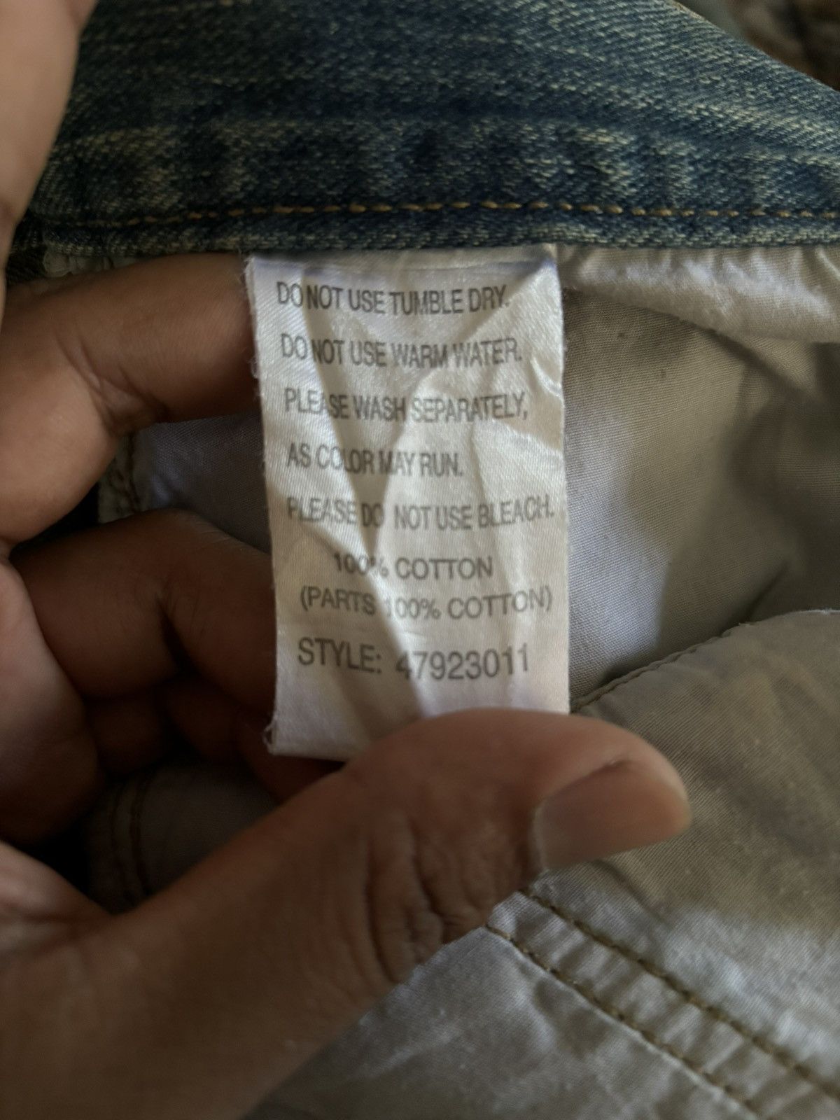 Japanese Brand patch denim Size US 33 - 17 Thumbnail