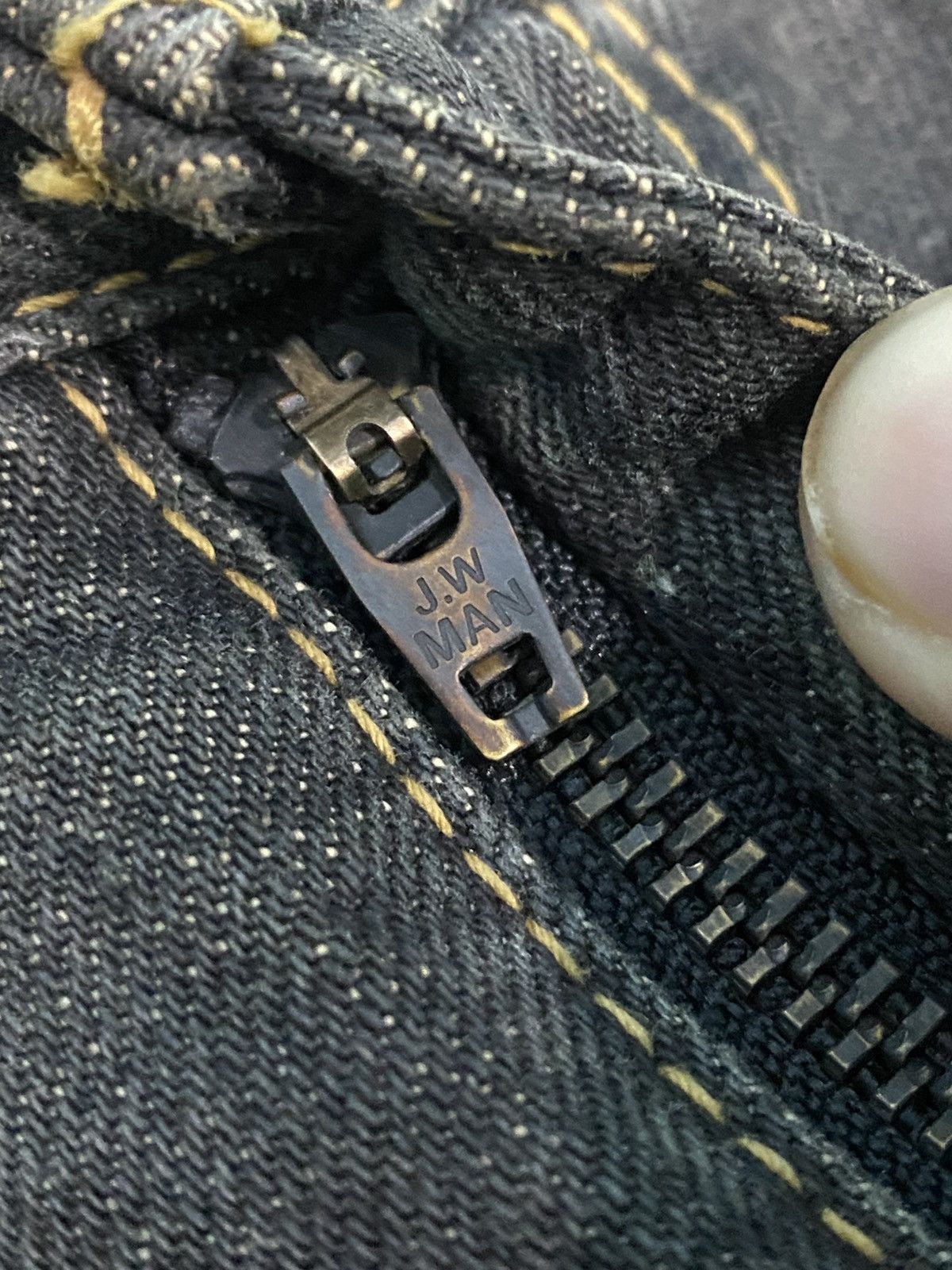 Junya Watanabe AD2004 Junya Watanabe X COMME des GARÇONS Denim Black Jeans Size US 34 / EU 50 - 16 Thumbnail
