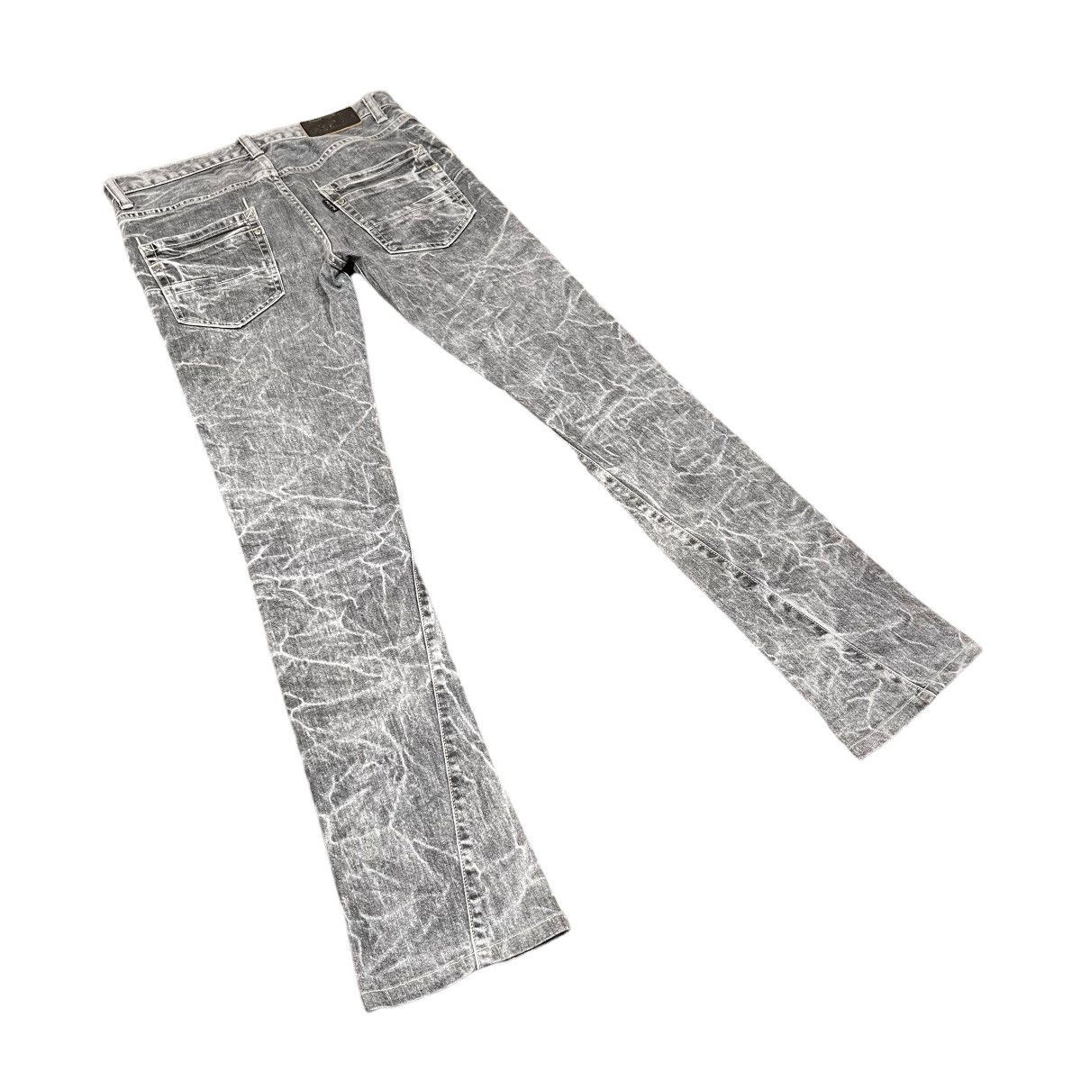 If Six Was Nine Tornado Mart Charcoal Washed Flare Grunge Jeans Size US 30 / EU 46 - 6 Thumbnail