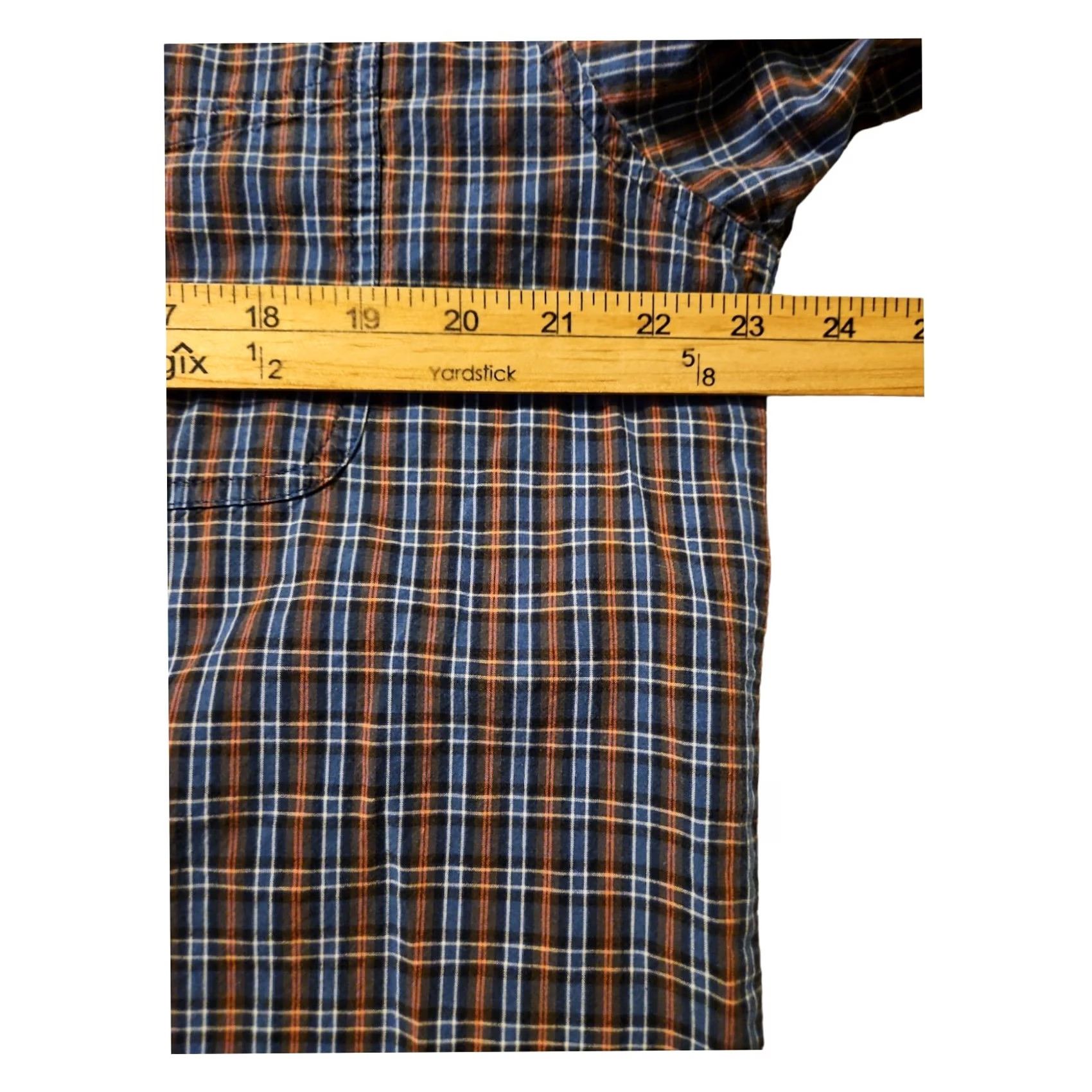 Wrangler Wrangler PBR Button-Down Shirt Long Sleeve Men's Large Plaid Western Cowboy Multicolor Embroidered Pockets Button-Up Casual" Size US L / EU 52-54 / 3 - 3 Thumbnail