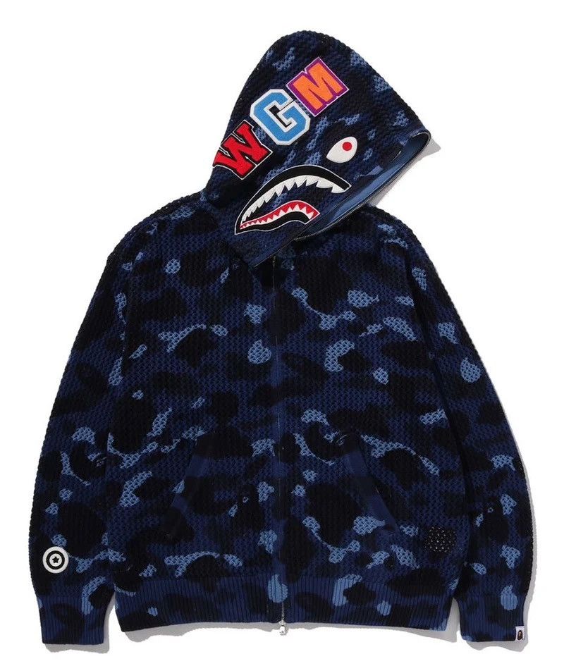 Bape Bape Shark Hoodie Size ONE SIZE - 1 Thumbnail