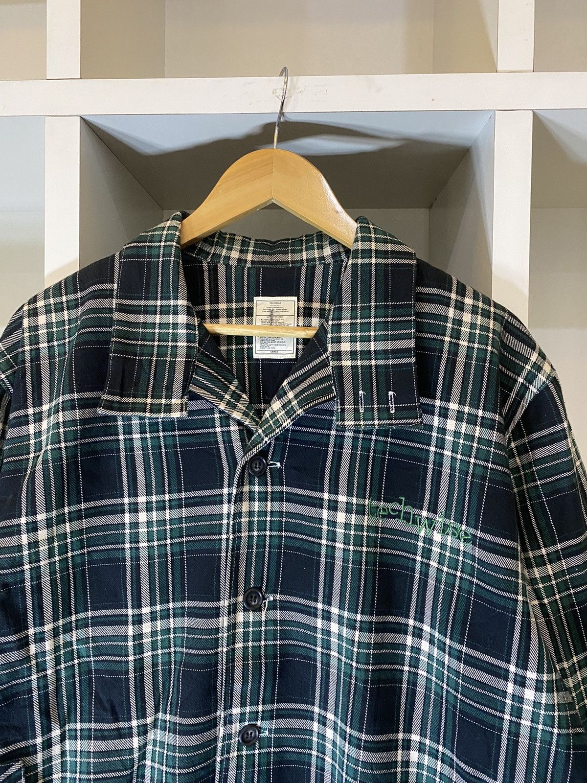 Flannel × Japanese Brand × Vintage Techwise Flannel Jacket Size US L / EU 52-54 / 3 - 6 Thumbnail