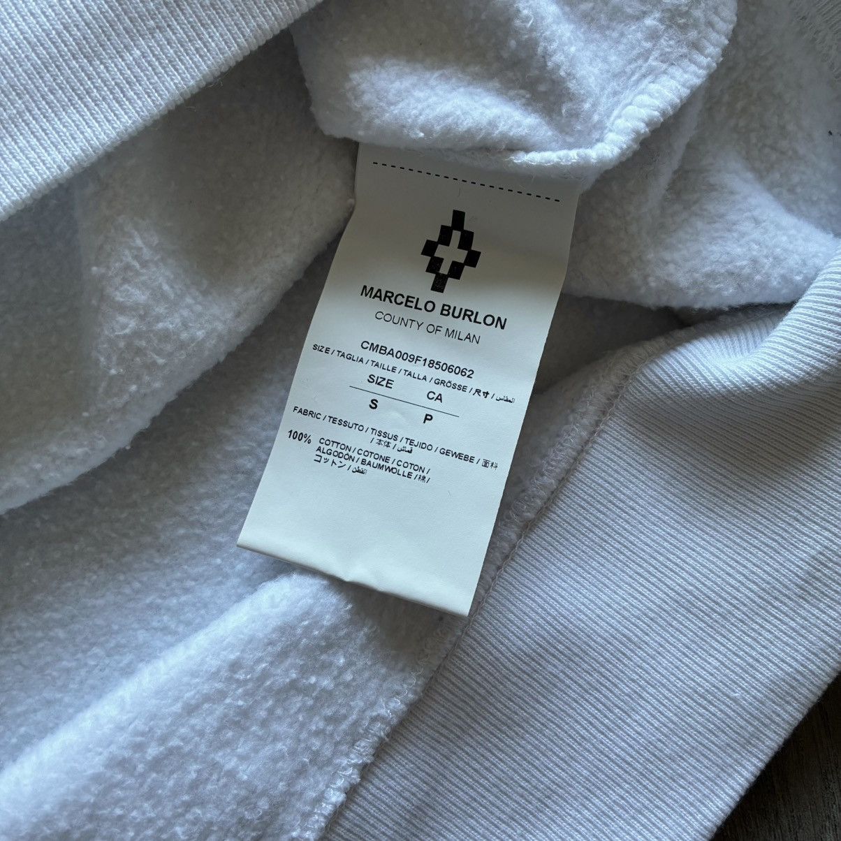 Marcelo Burlon Marcelo Burlon Country of Milan Wings White Sweatshirt Size US S / EU 44-46 / 1 - 6 Thumbnail