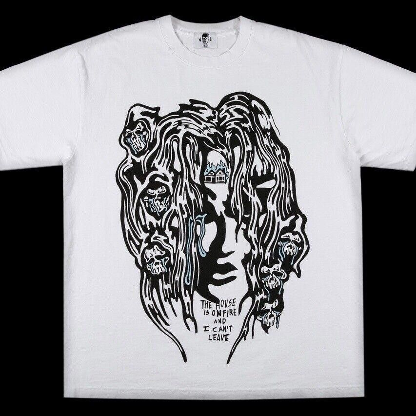 Designer 2023 WARREN LOTAS CANT LEAVE T-SHIRT WHITE XL Size US XL / EU 56 / 4 - 1 Thumbnail
