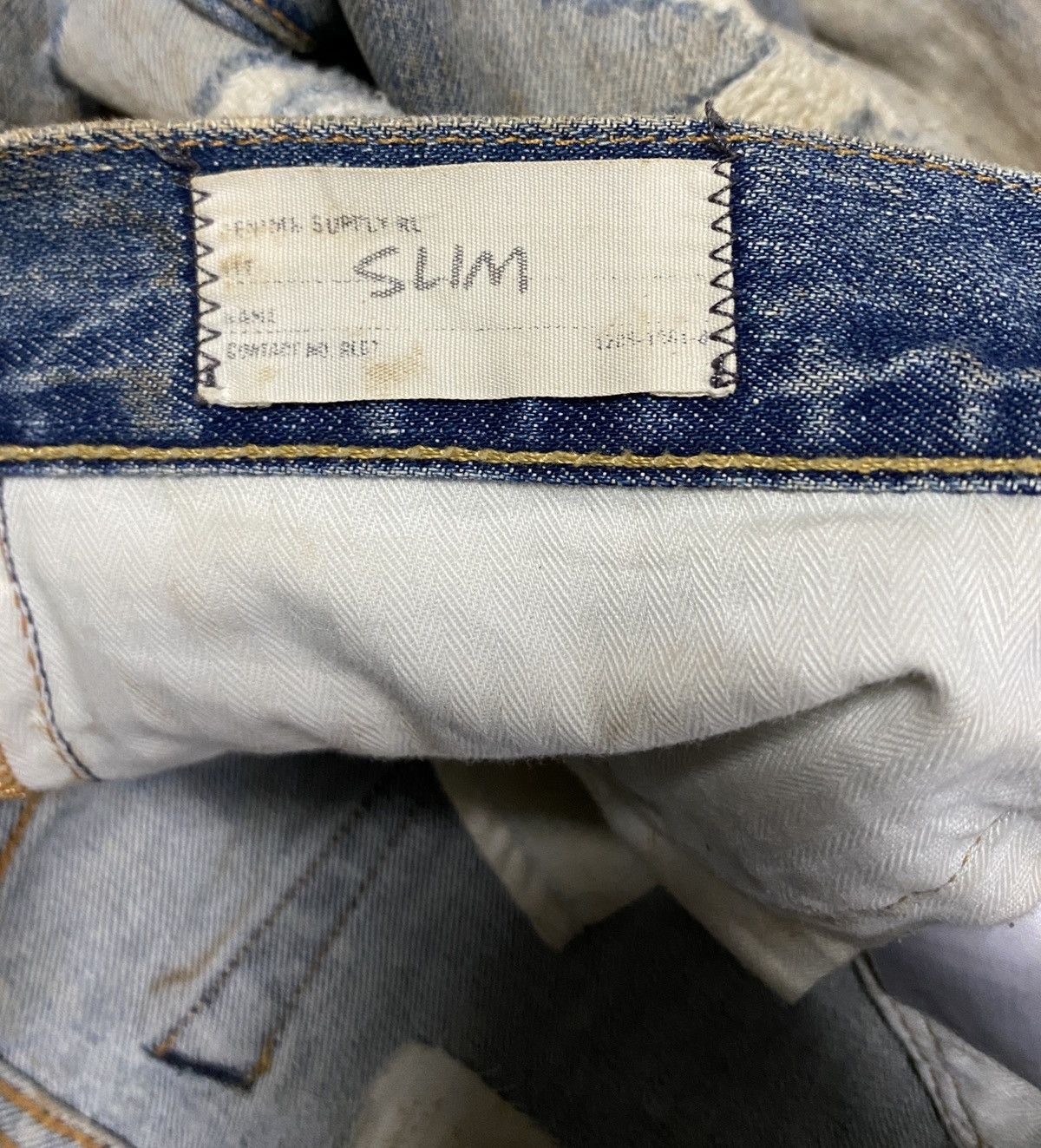 Polo Ralph Lauren Vintage Polo Ralph Lauren Homeless Distressed Jeans 2000s Size US 30 / EU 46 - 11 Thumbnail