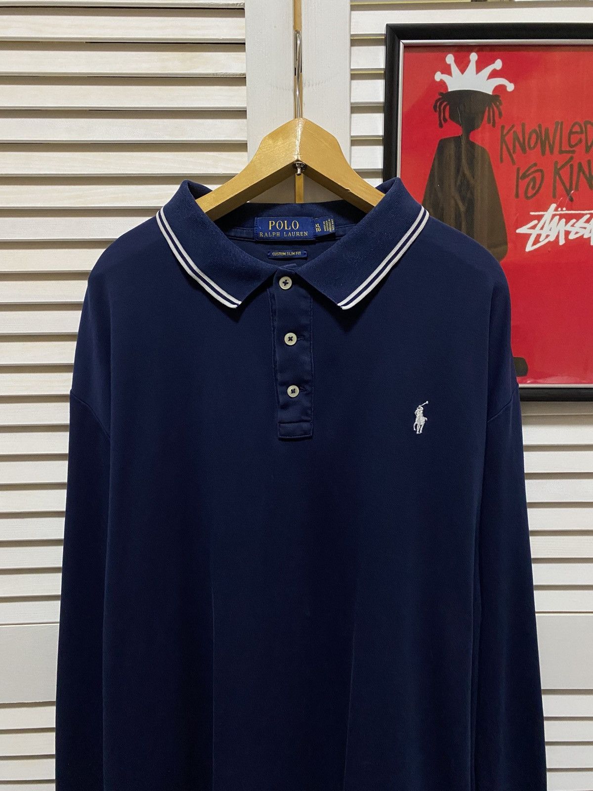 Polo Ralph Lauren Vintage Polo Ralph Lauren Shirt Long Sleeve Rugby Classic Size US XL / EU 56 / 4 - 2 Thumbnail