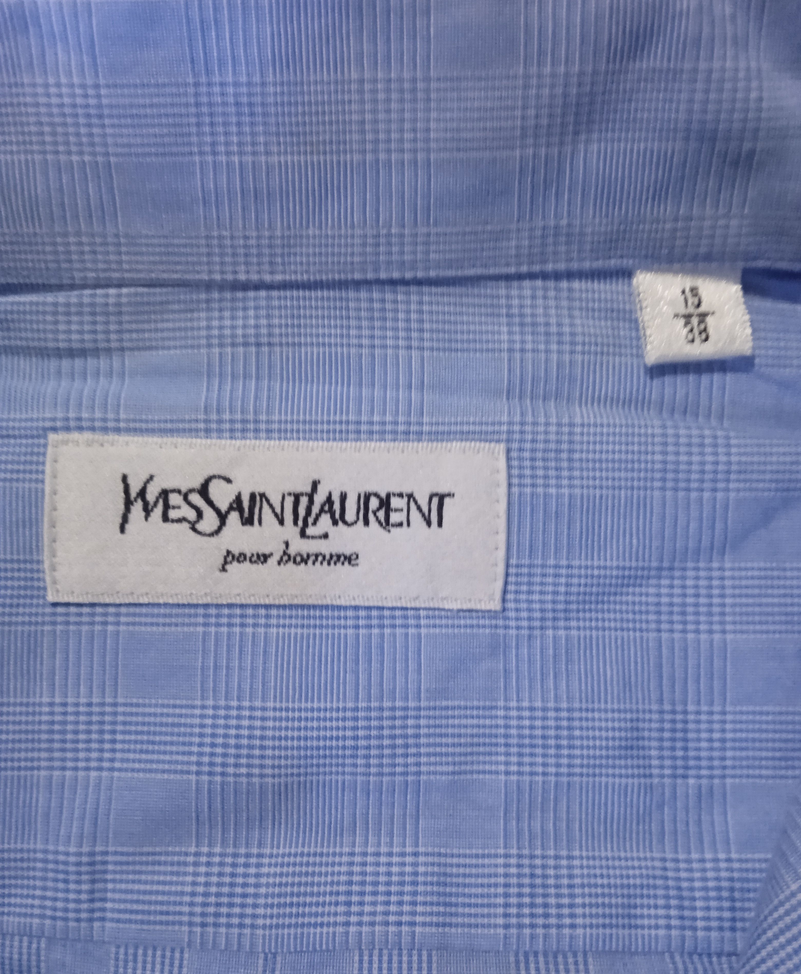Yves Saint Laurent YSL Shirt With Embroidery Size US XL / EU 56 / 4 - 6 Thumbnail