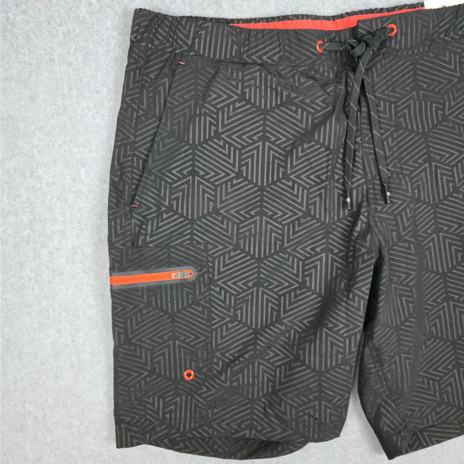 ZeroXposur NWT ZeroXposur Mens Large UV Black Lined Swim Trunks Size US 37 - 3 Thumbnail