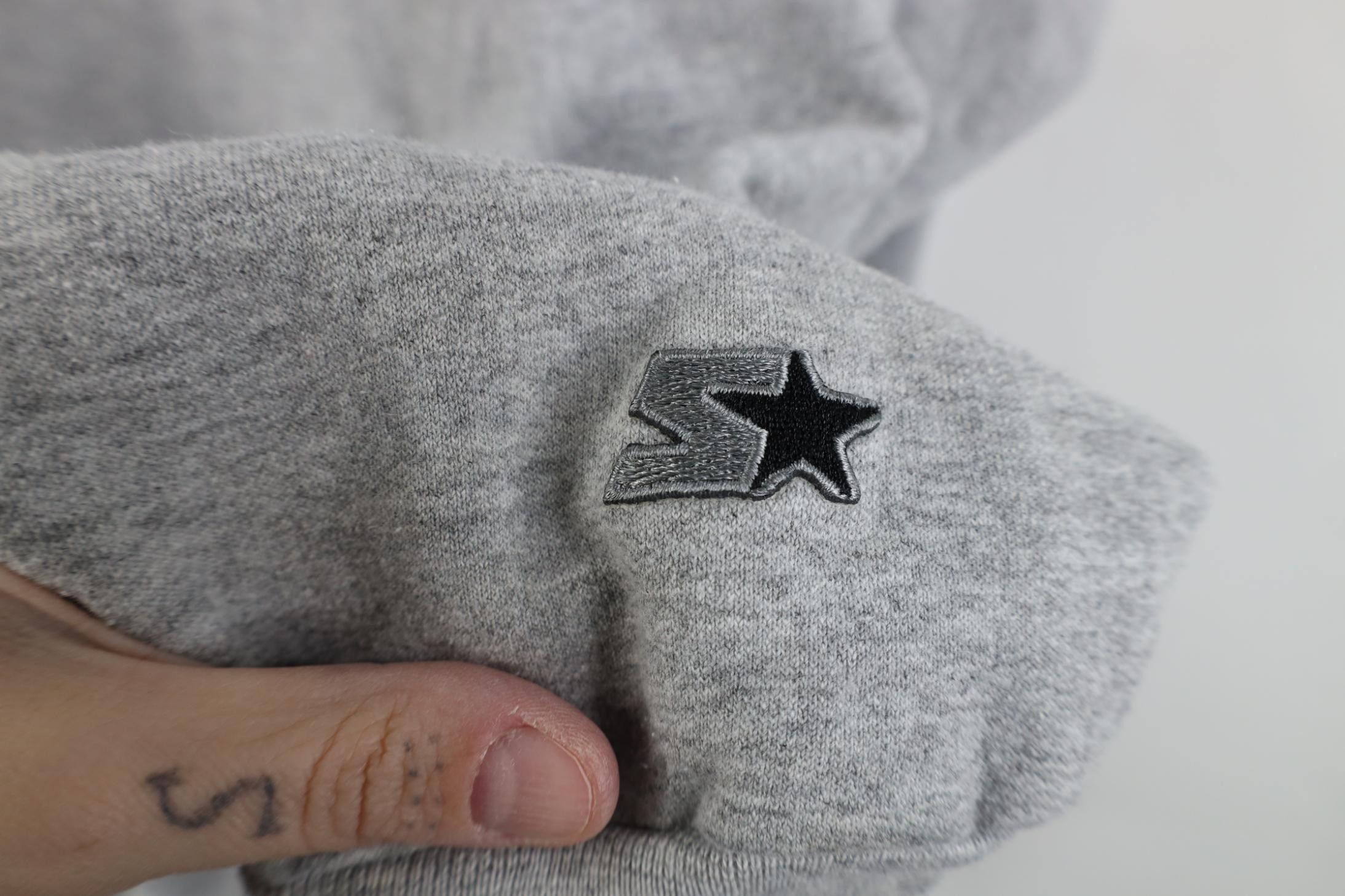 Starter Vintage 90s Starter Spell Crewneck Sweatshirt Heather Gray Size US XL / EU 56 / 4 - 4 Thumbnail