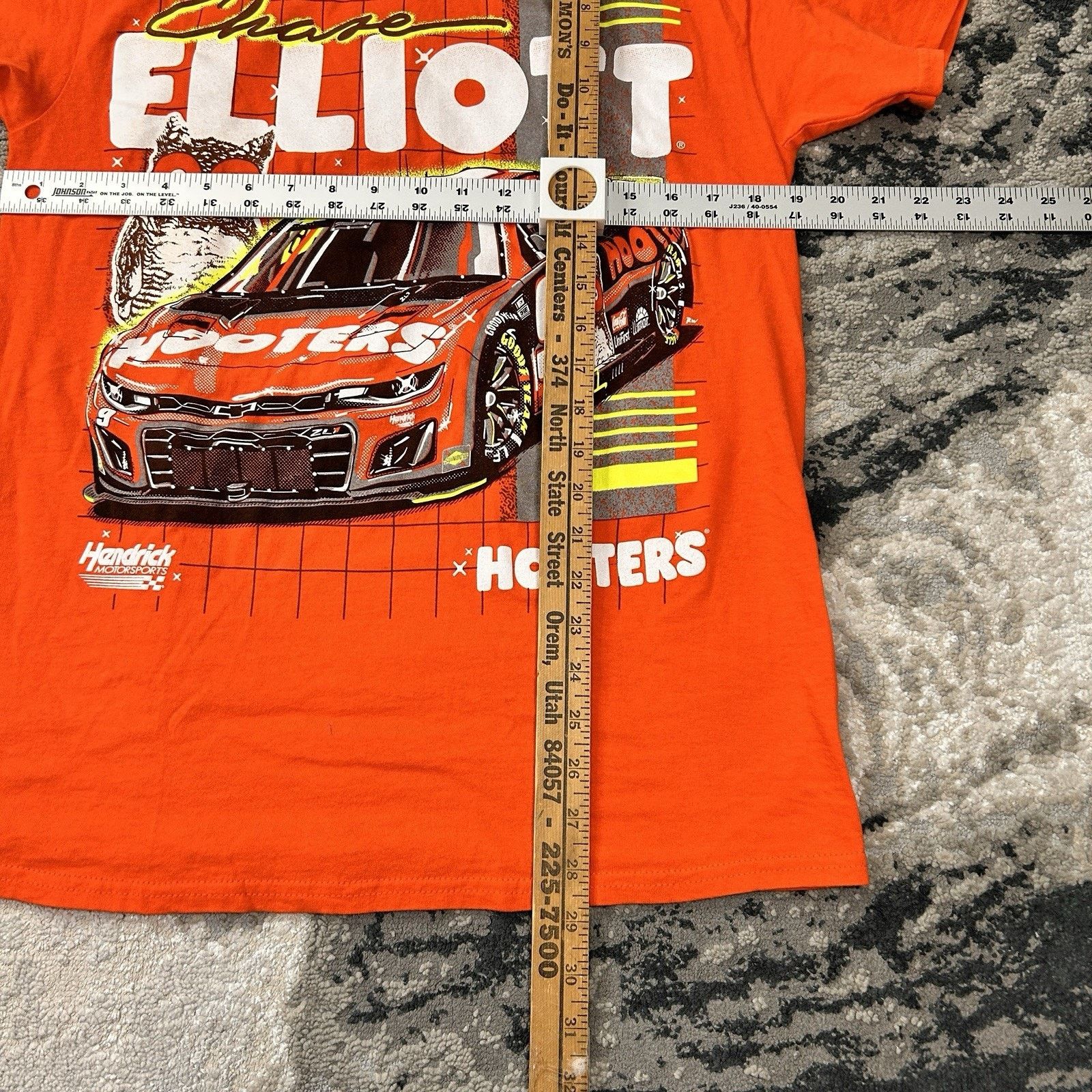 (+)PEOPLE Nascar Vintage Y2K Chase Elliott #9 Hooters Orange Medium Size US M / EU 48-50 / 2 - 5 Thumbnail