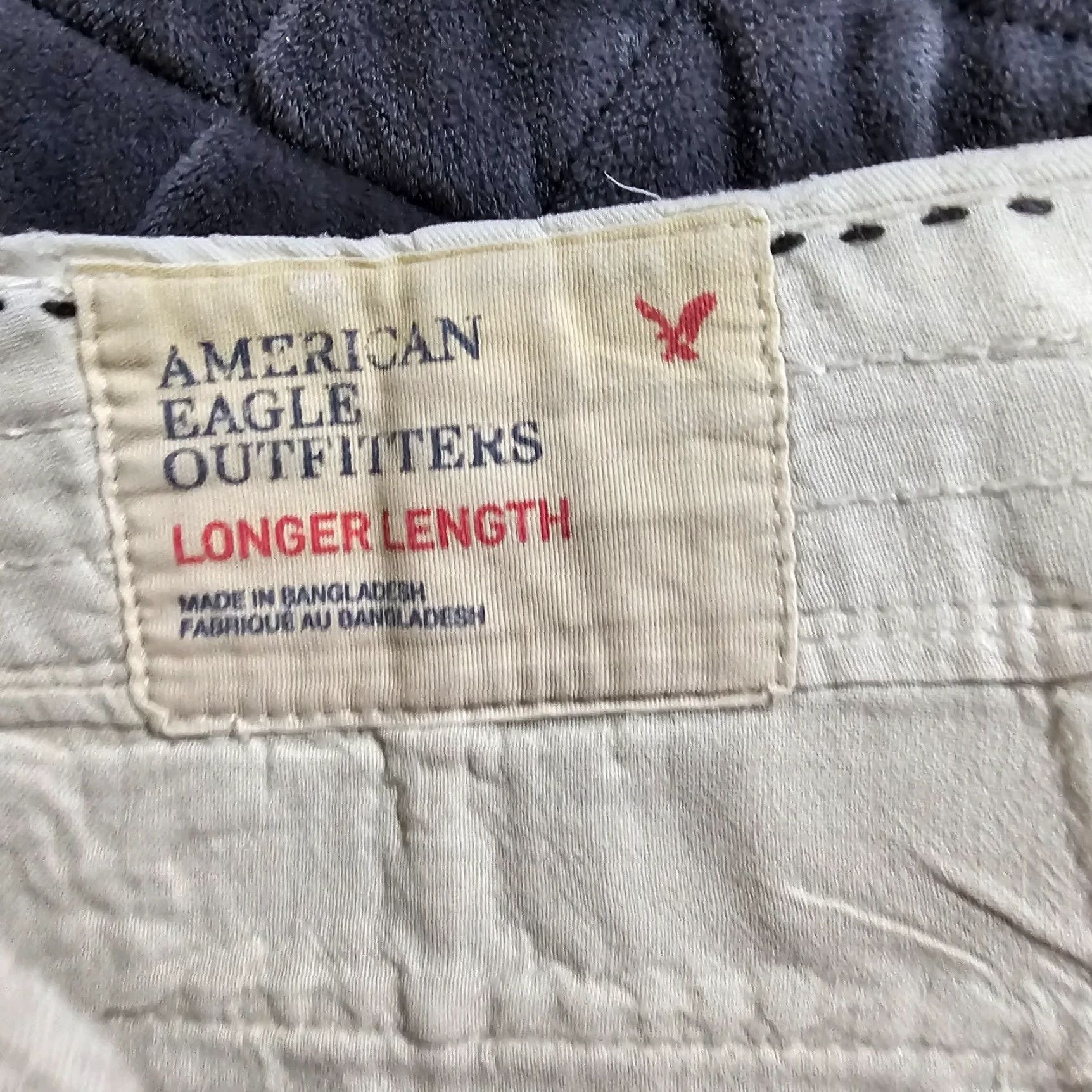 American Eagle Outfitters American Eagle Outfitters Shorts Men 28 Beige Flat Front Chino Cotton Stretch Mens Size US 28 / EU 44 - 2 Thumbnail