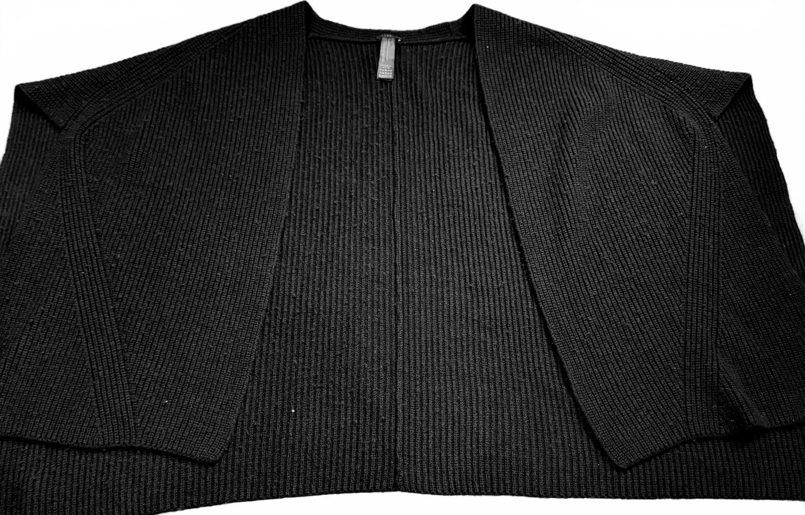 Allsaints AllSaints Travelling Rib Chunky Knit Ruana Open Cardigan - 1 Size ONE SIZE - 2 Thumbnail