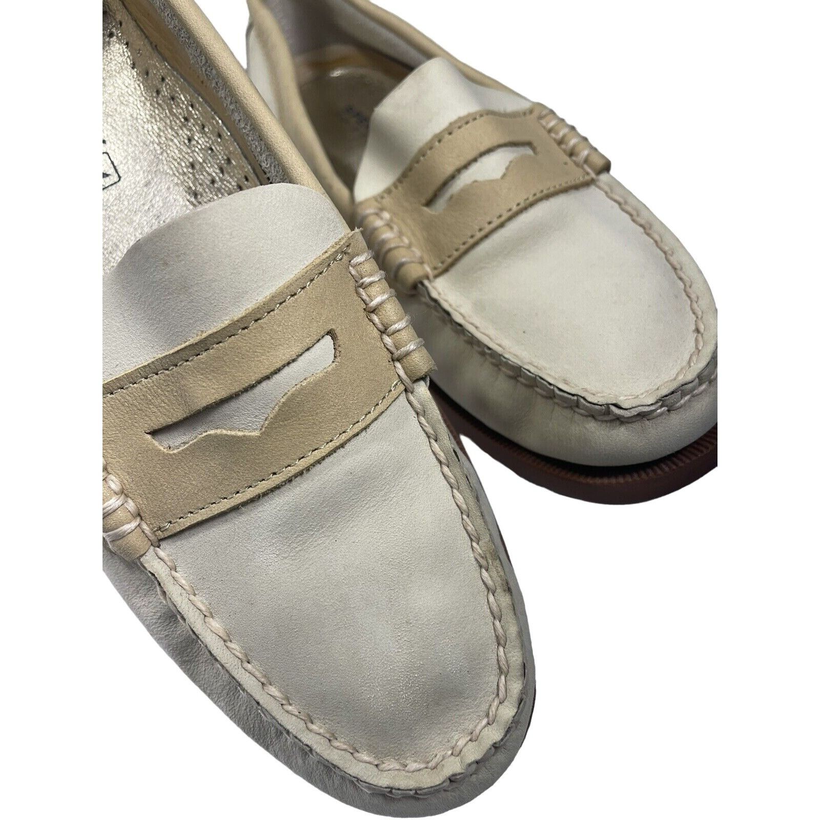 Sperry Sperry Top Sider Women's Driver Leather Penny Loafers Women’ Size US 7.5 / IT 37.5 - 3 Thumbnail