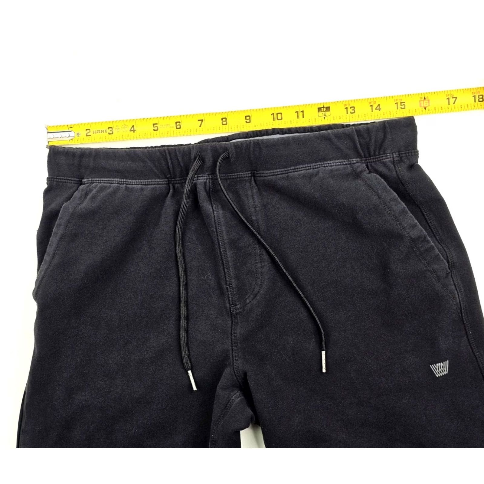Vintage Mack Weldon Washed Black Fleece Sweatpants Men M Sweatpants Casual Slim Pull-On Joggers City College Preppy Mens Size US 31 - 5 Thumbnail