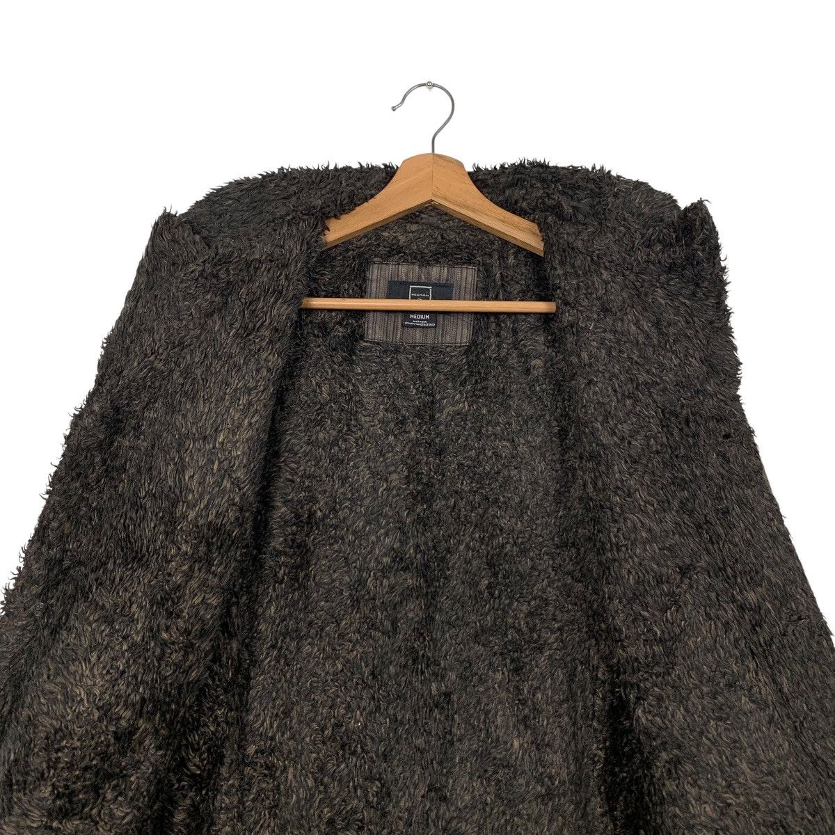Vintage RESHAM Hard Cotton Striped Sherpa Lined Jacket #2872-C130 Size US M / EU 48-50 / 2 - 12 Thumbnail