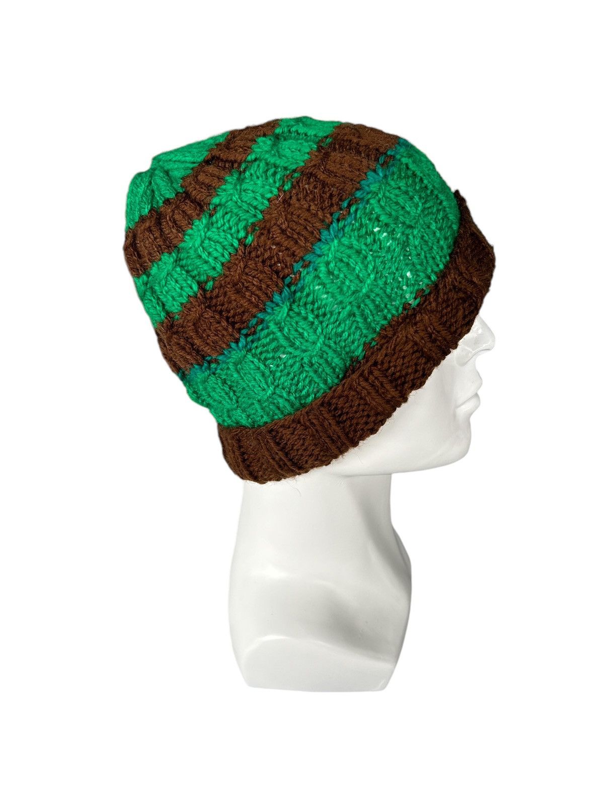 Japanese Brand × Kapital × Vintage Crochet Knitted Handmade Beanie Hats Size ONE SIZE - 3 Thumbnail