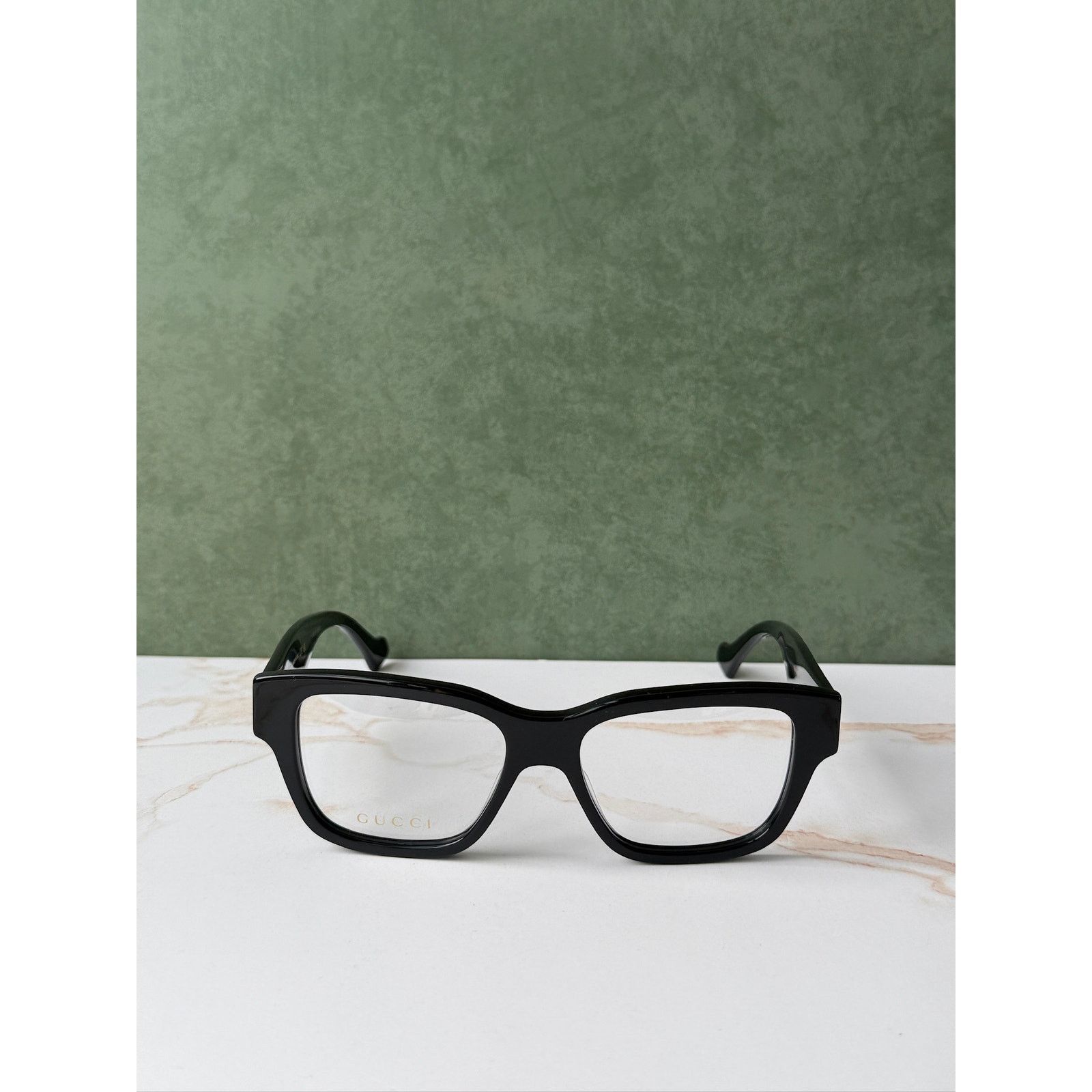 Gucci NEW Gucci GG1428O Black Unisex Square Eyeglasses Frames Size ONE SIZE - 10 Thumbnail