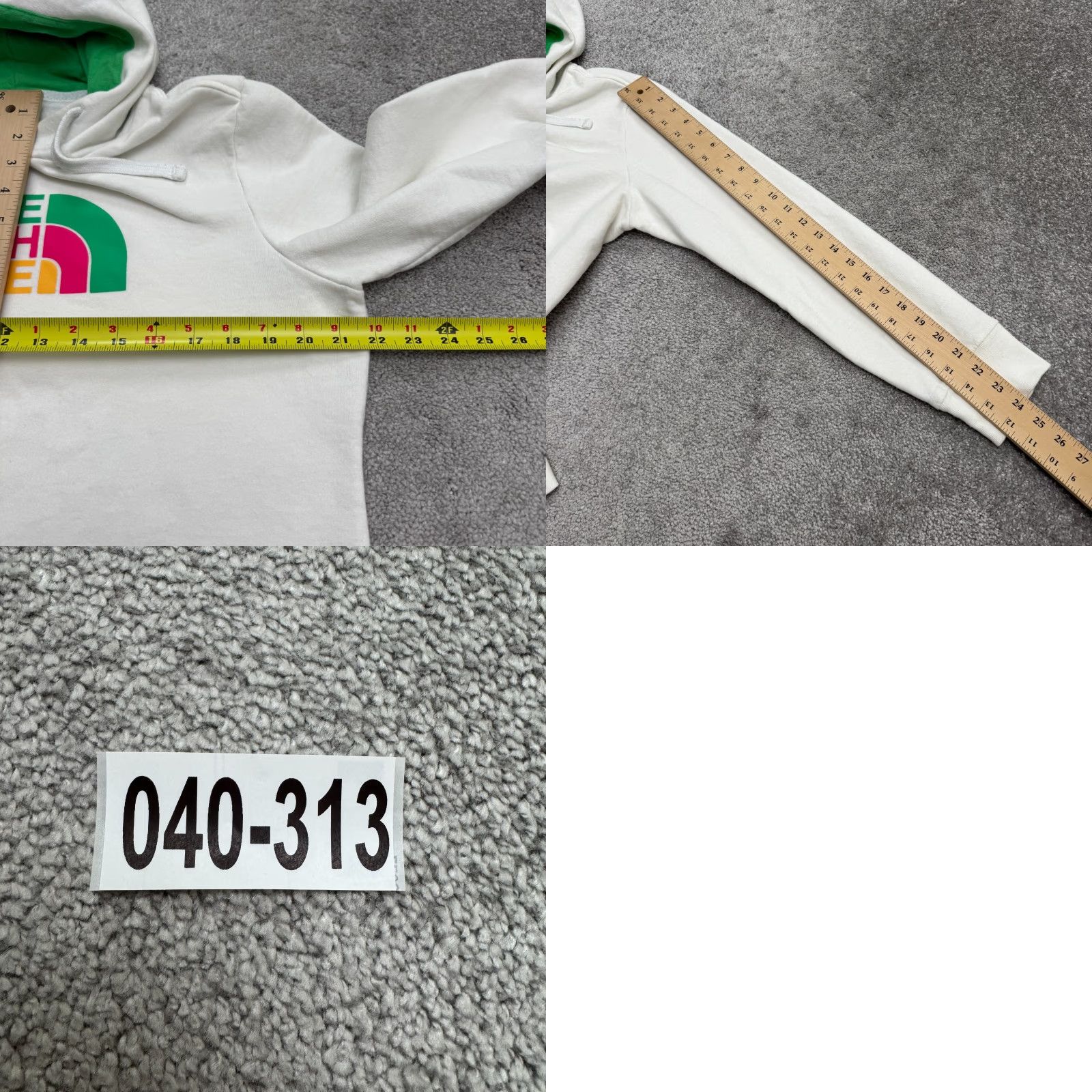 The North Face The North Face Hoodie Pullover Womens Small White Graphic Outdoor Casual Solid Hooded Size S / US 4 / IT 40 - 9 Thumbnail