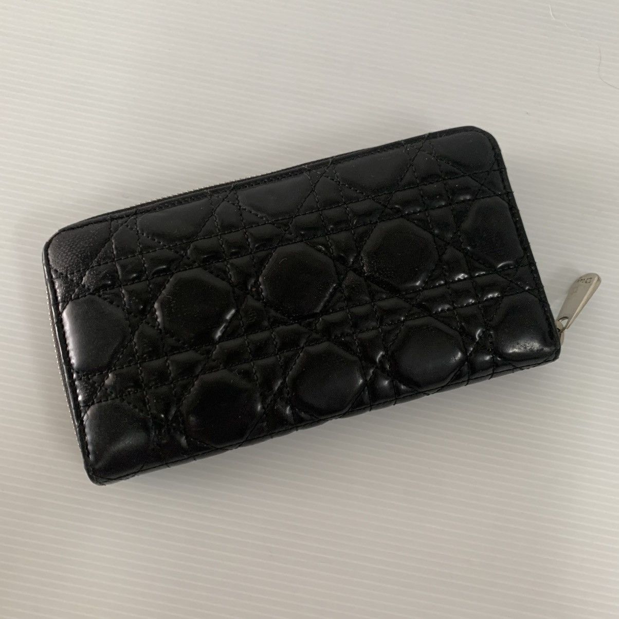 Dior Christian Dior Black Long Wallet Size ONE SIZE - 2 Thumbnail