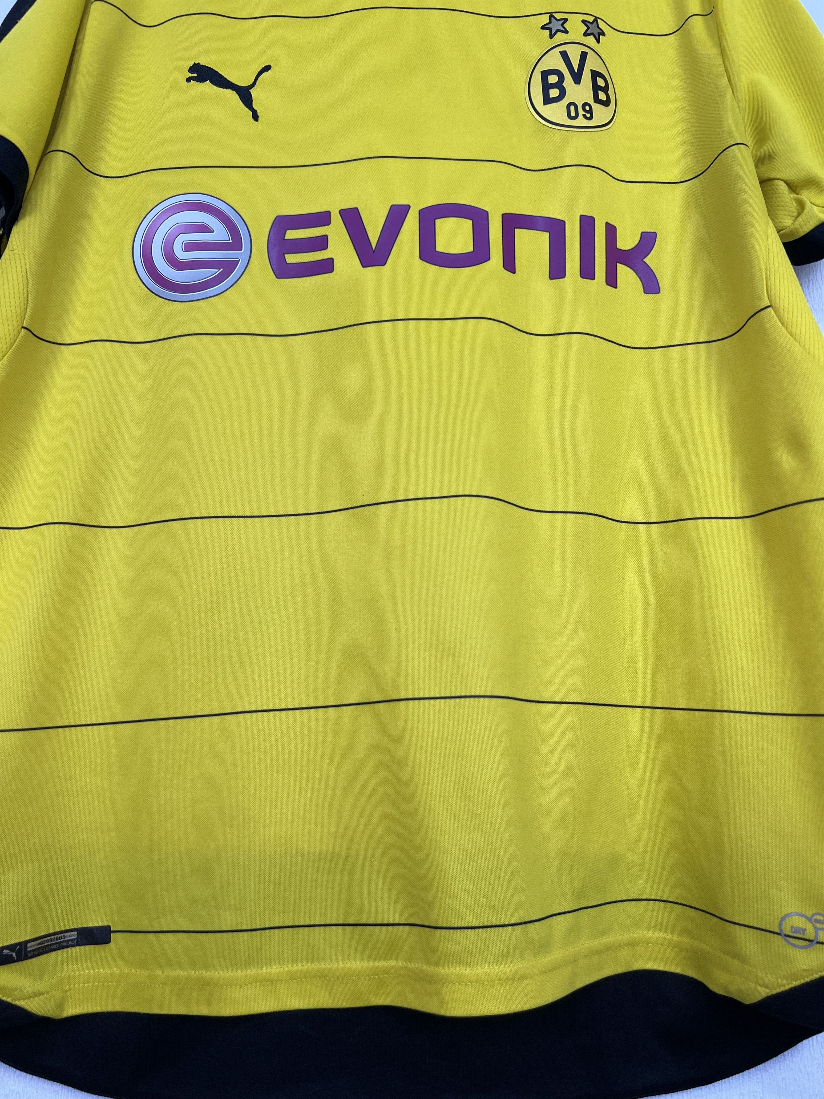 Puma Borussia Dortmund Home football shirt 2015 Soccer Puma Size US XL / EU 56 / 4 - 7 Thumbnail