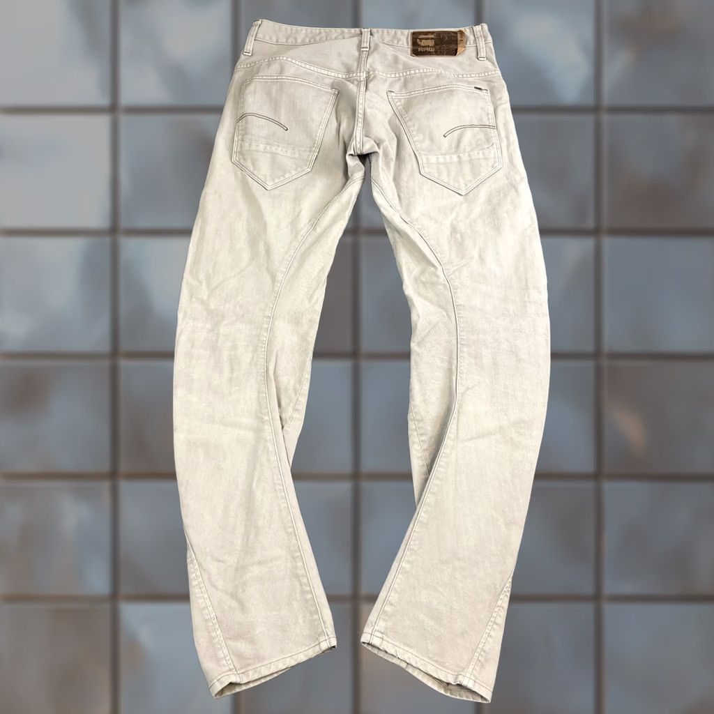 G-Star G Star Mens Jeans Tapered Arc Twisted 31 32 Stone Grey 100% Cotton Button Fly Denim Regular Fit 5-Pocket Mens Jeans Footwear? Size US 31 - 1 Thumbnail