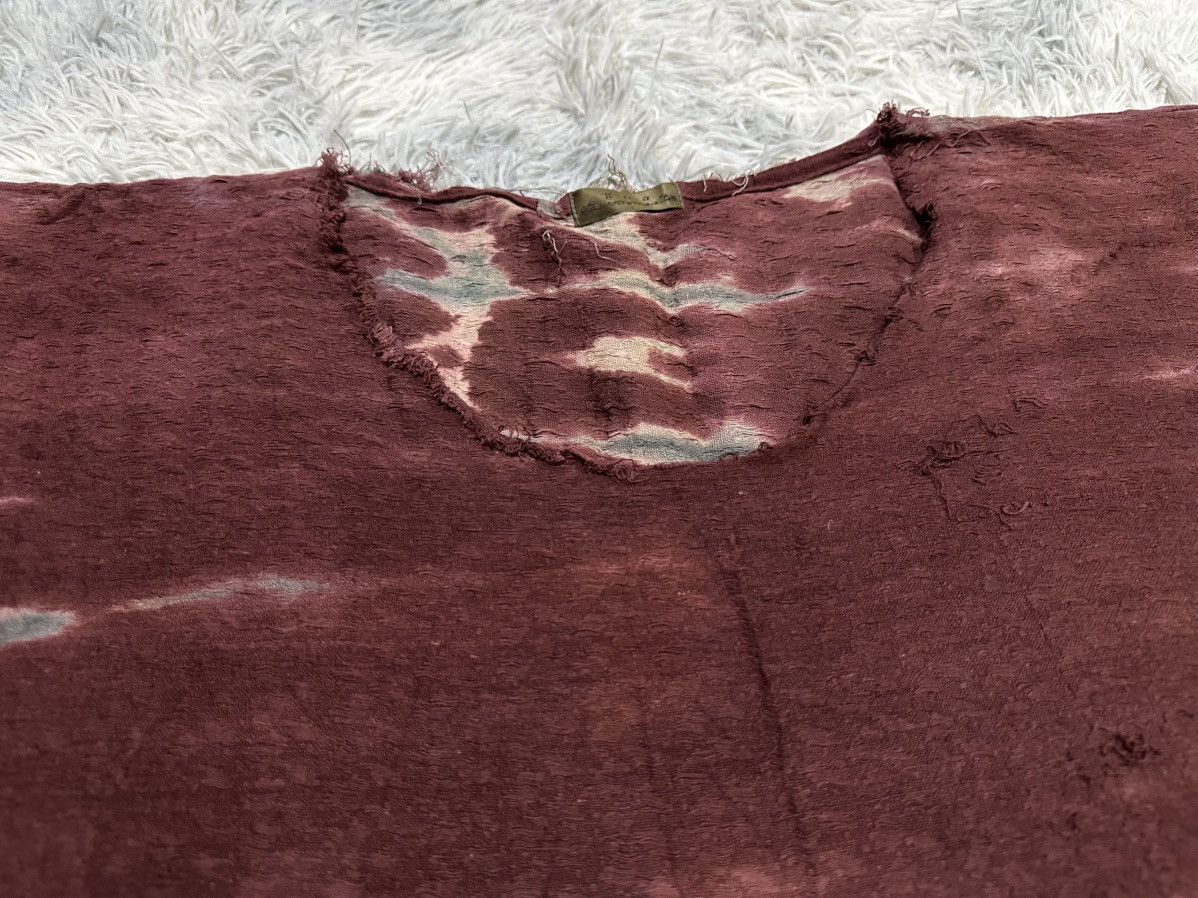 GOA 🔥Y2K Archived Goa Frayed Tie Dye Oversized Shirt Size US XXL / EU 58 / 5 - 13 Thumbnail