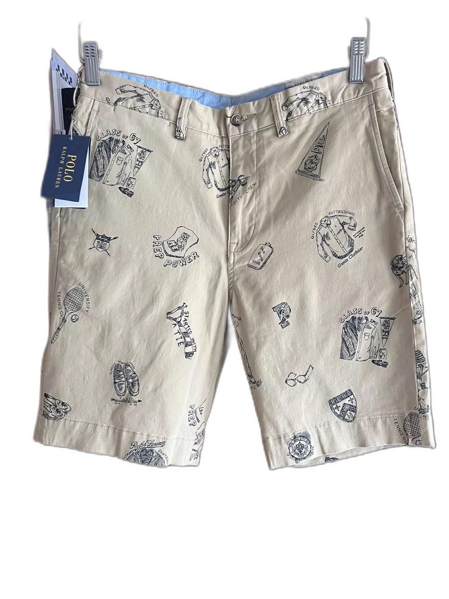 Polo Ralph Lauren Polo Ralph Lauren Khaki Cargo Shorts Size US 30 / EU 46 - 1 Thumbnail