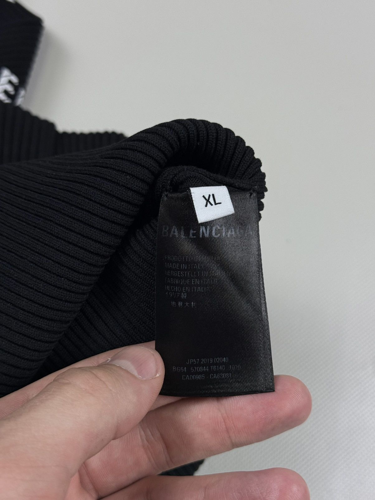 Balenciaga Balenciaga Women’s Monogram Poly Longsleeve Shirt Size XL Size XL / US 12-14 / IT 48-50 - 13 Thumbnail