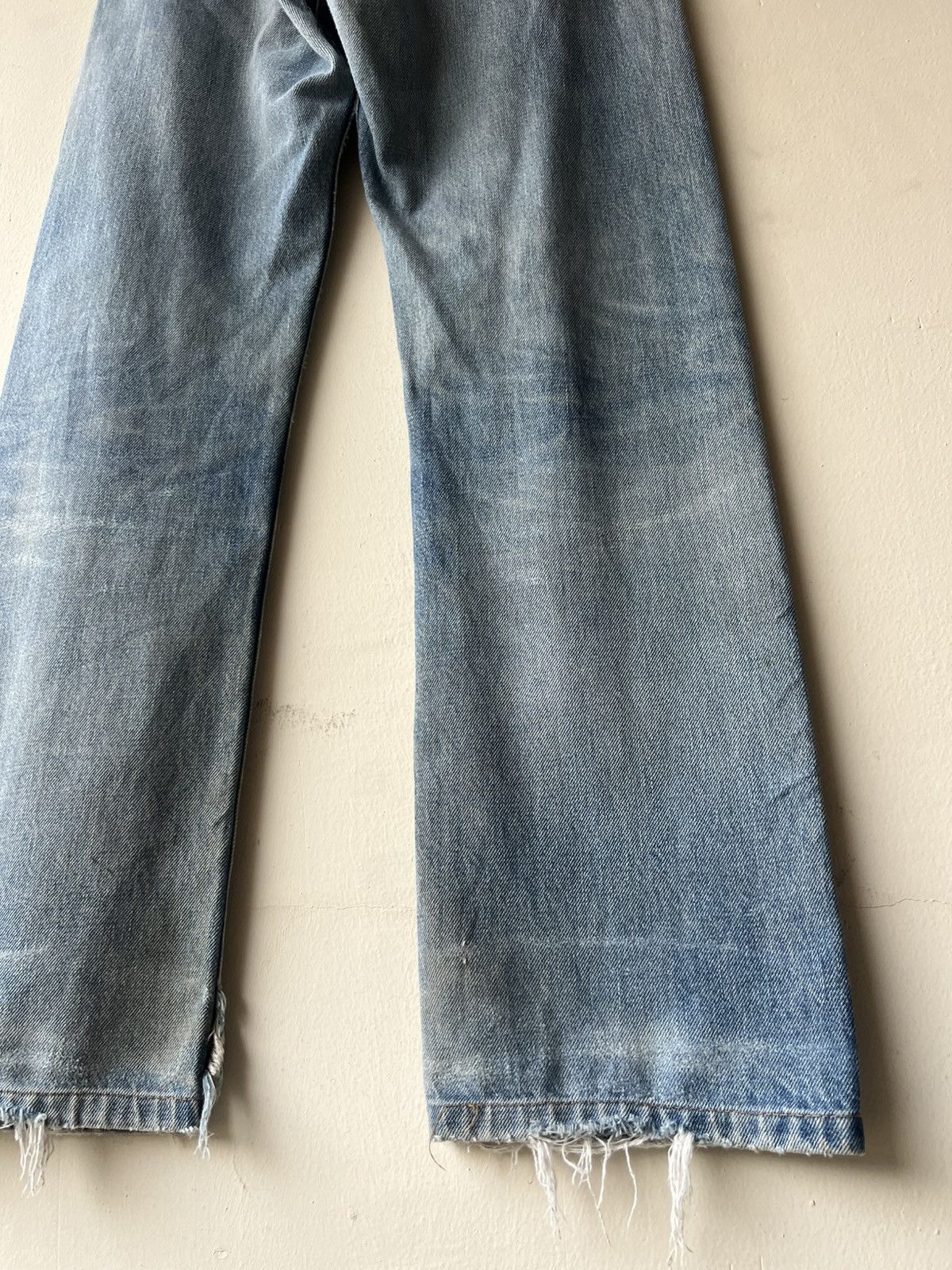 A.P.C. Vintage A.P.C. Japan Distress Dirty Mud Denim Selvedge Jeans Size US 29 - 21 Thumbnail