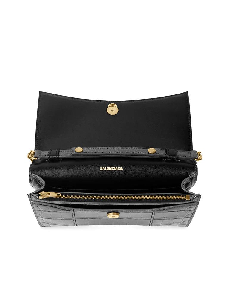 Balenciaga o1tr1nto0126 Size: OS / Hourglass Shoulder Bag Forest Green Size ONE SIZE - 2 Thumbnail