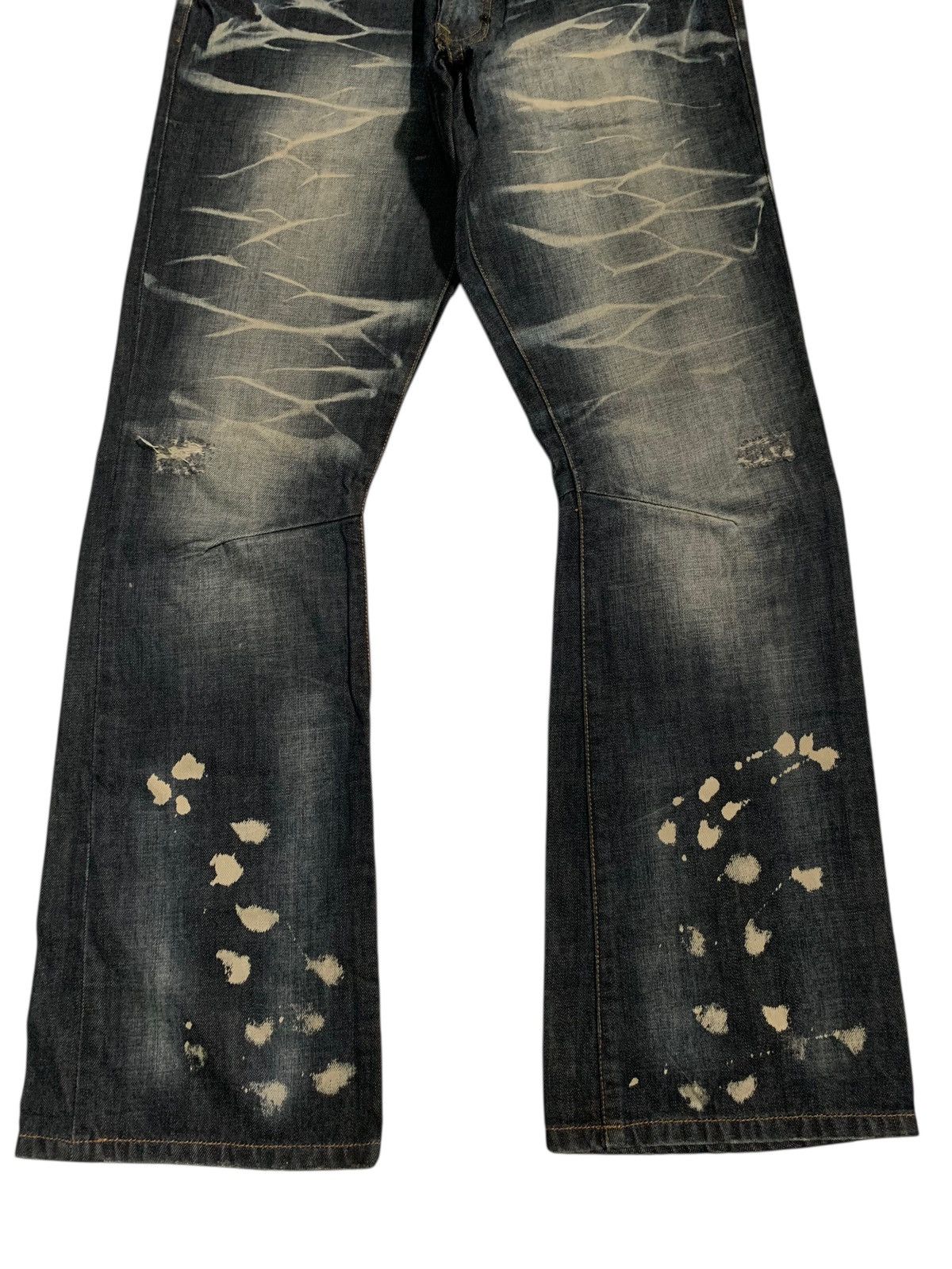 Prps FLARE PRPS CLAWMARK JAPANESE RUSTY PUNK STYLE DENIM Size US 30 / EU 46 - 6 Thumbnail