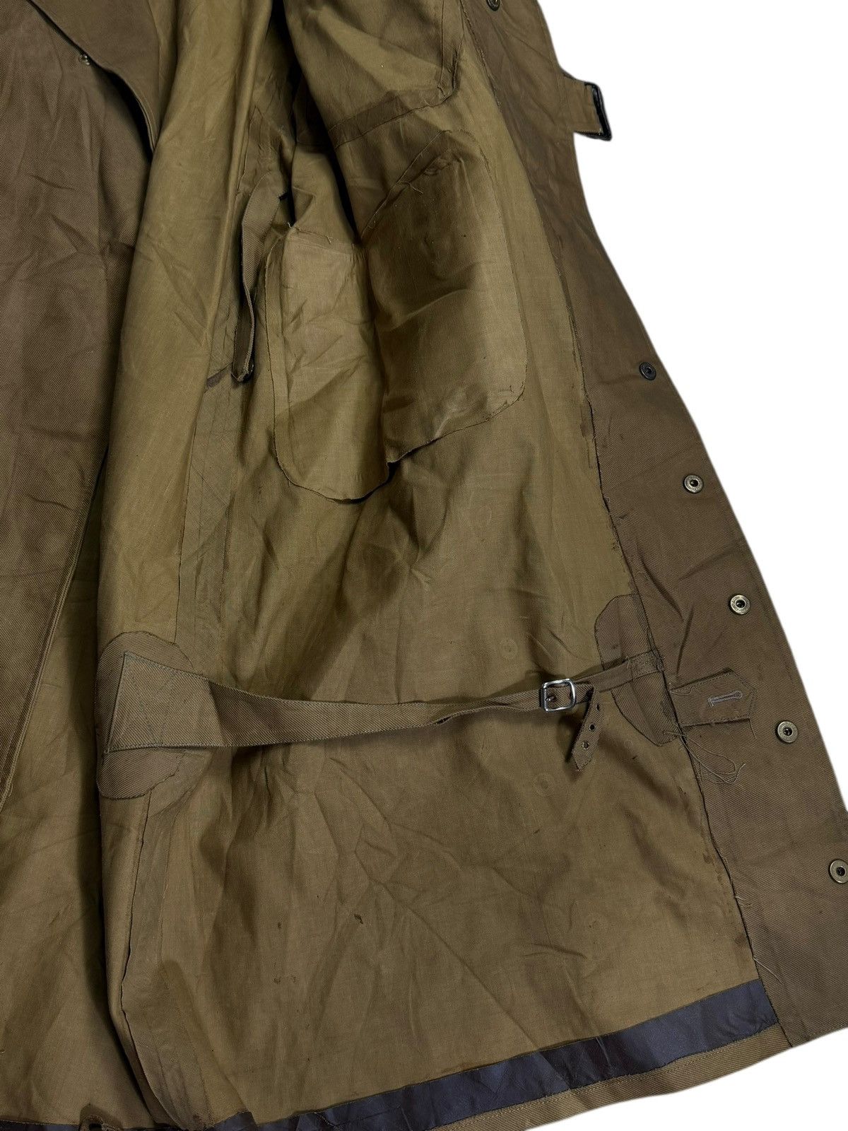 Vintage 40s WW2 Vintage British Army Dispatch Rider Coat Motorcycle Size US XL / EU 56 / 4 - 8 Thumbnail