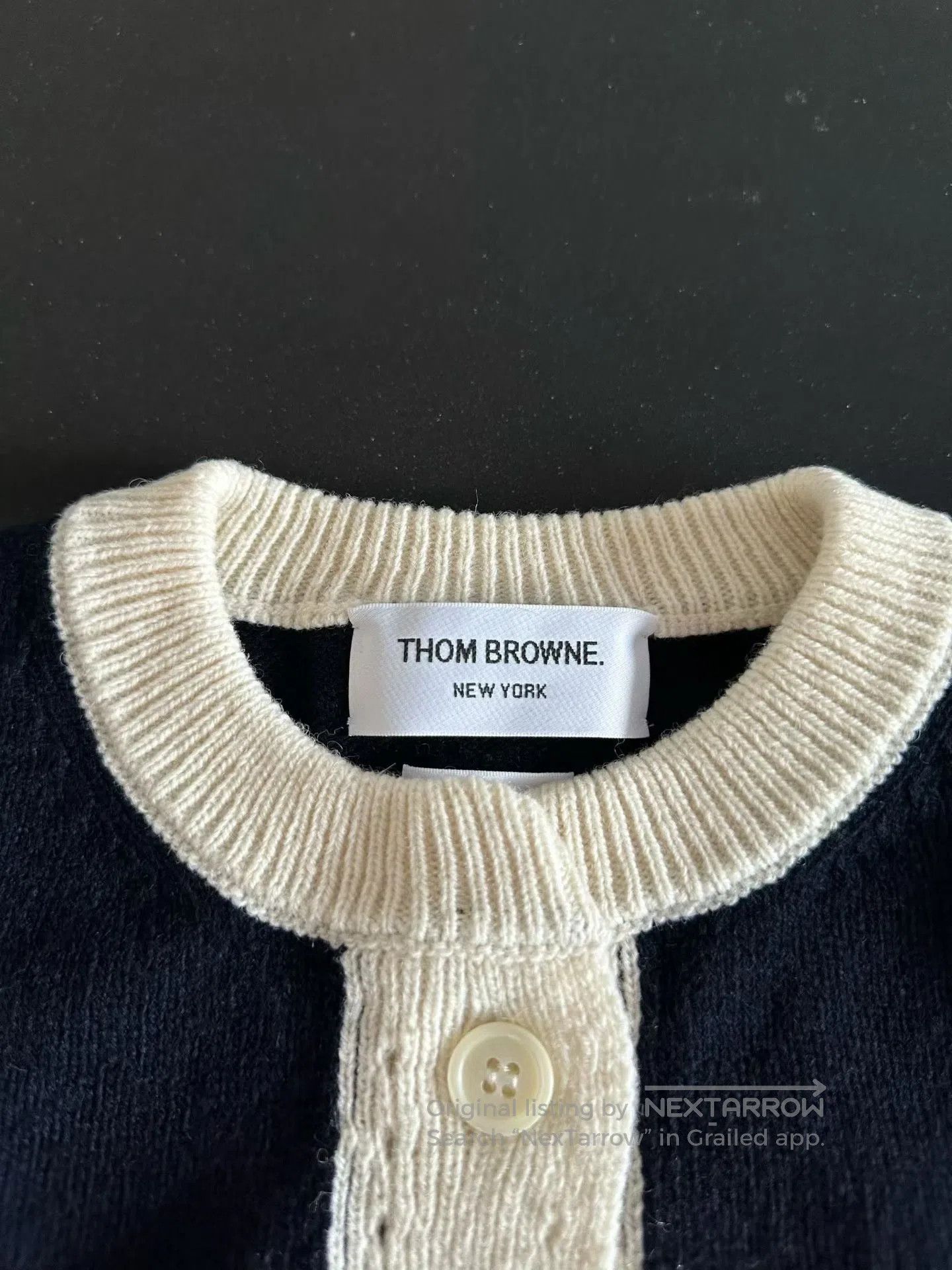 Thom Browne Thom Browne Color-Block Wool Cardigan Jacket| Size XS / US 0-2 / IT 36-38 - 3 Thumbnail