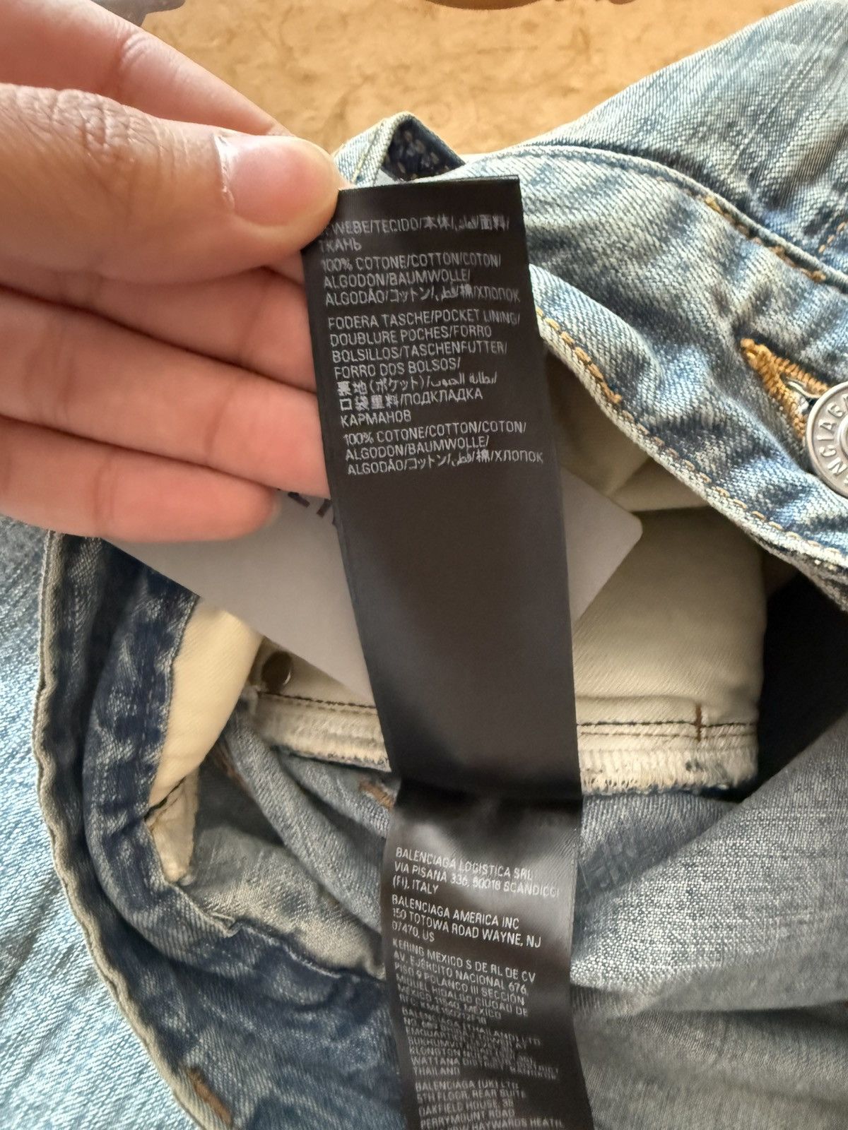 Balenciaga Balenciaga Double Front Denim Pants Size US 34 / EU 50 - 12 Thumbnail