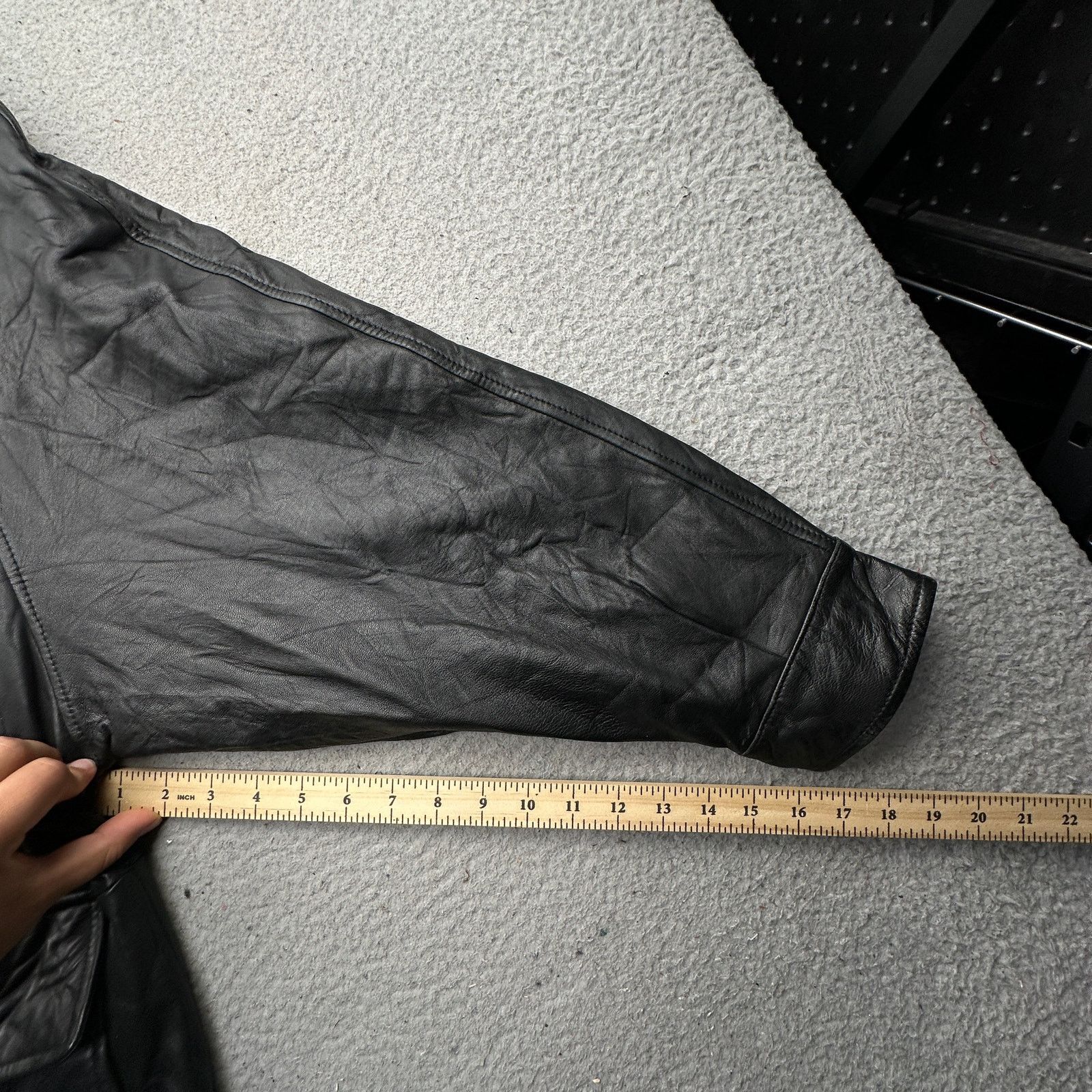 Other J Park Couture Quilt Lined Leather Jacket Coat Men XL Black Size US XL / EU 56 / 4 - 4 Thumbnail