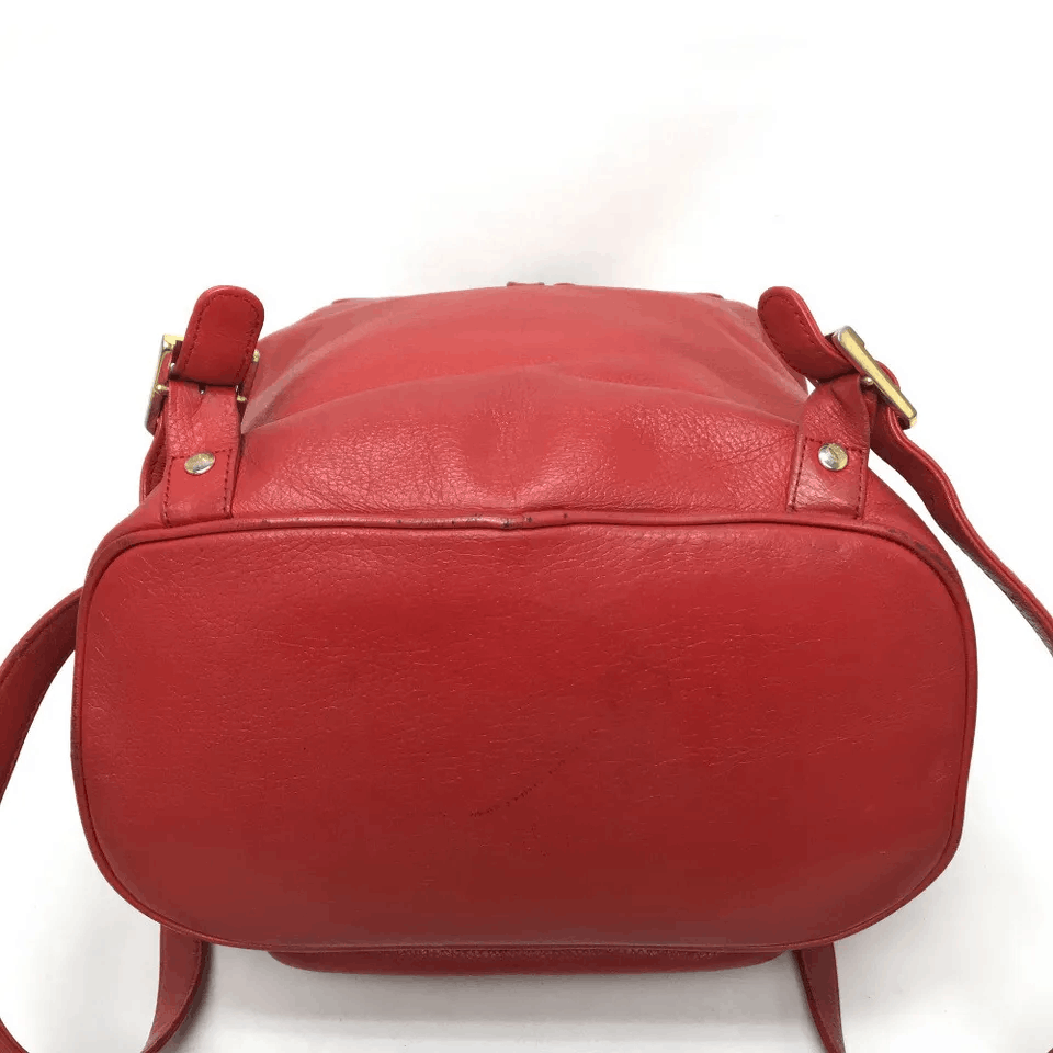 MCM MCM Logo Plate logo studs Backpack-Bag Red Size ONE SIZE - 2 Thumbnail