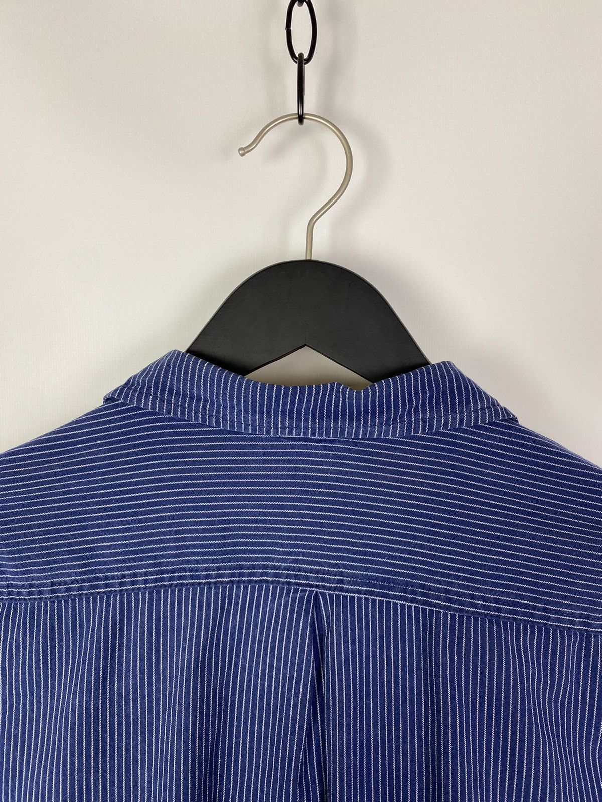Vintage 90s Vintage Kempel Hickory Stripe Chore Work Over Shirt Size US S / EU 44-46 / 1 - 8 Thumbnail