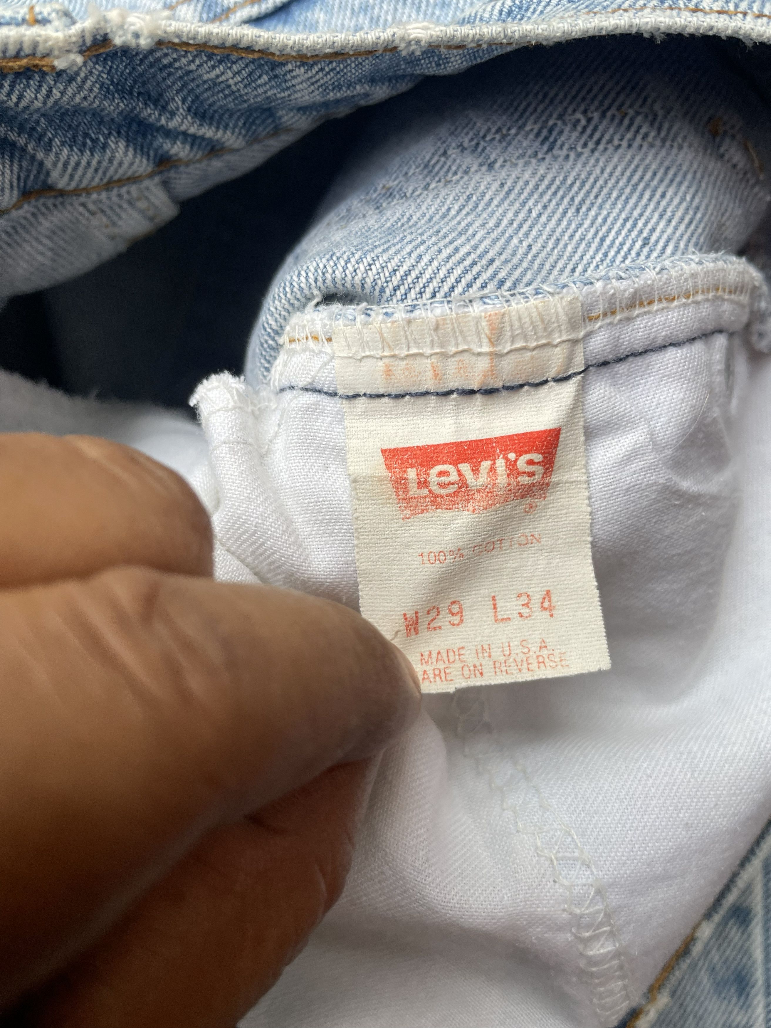 Levi's Vintage 1988 USA Levis 517 Orange Tab Size US 29 - 10 Thumbnail