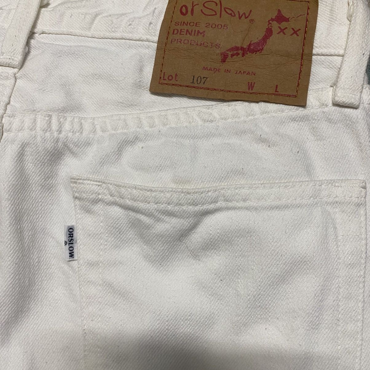 Orslow Orslow 107 White Denim Jeans Size US 29 - 12 Thumbnail