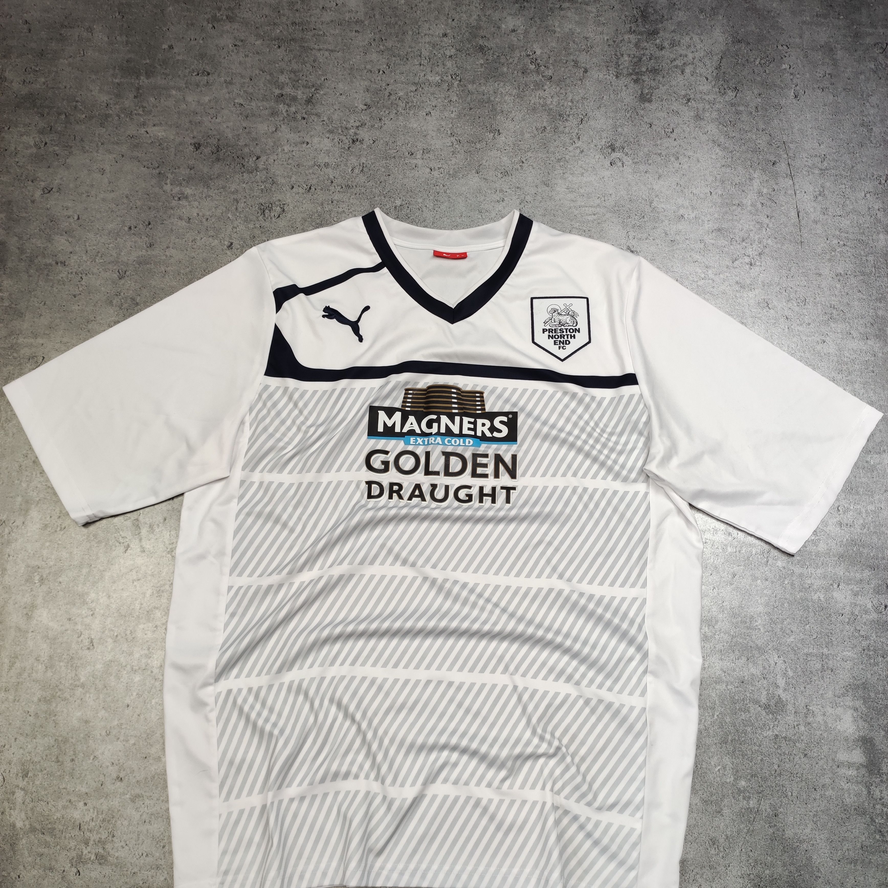Puma RARE Football Soccer Puma x Preston North End FC Home Jersey Size US XXL / EU 58 / 5 - 2 Thumbnail