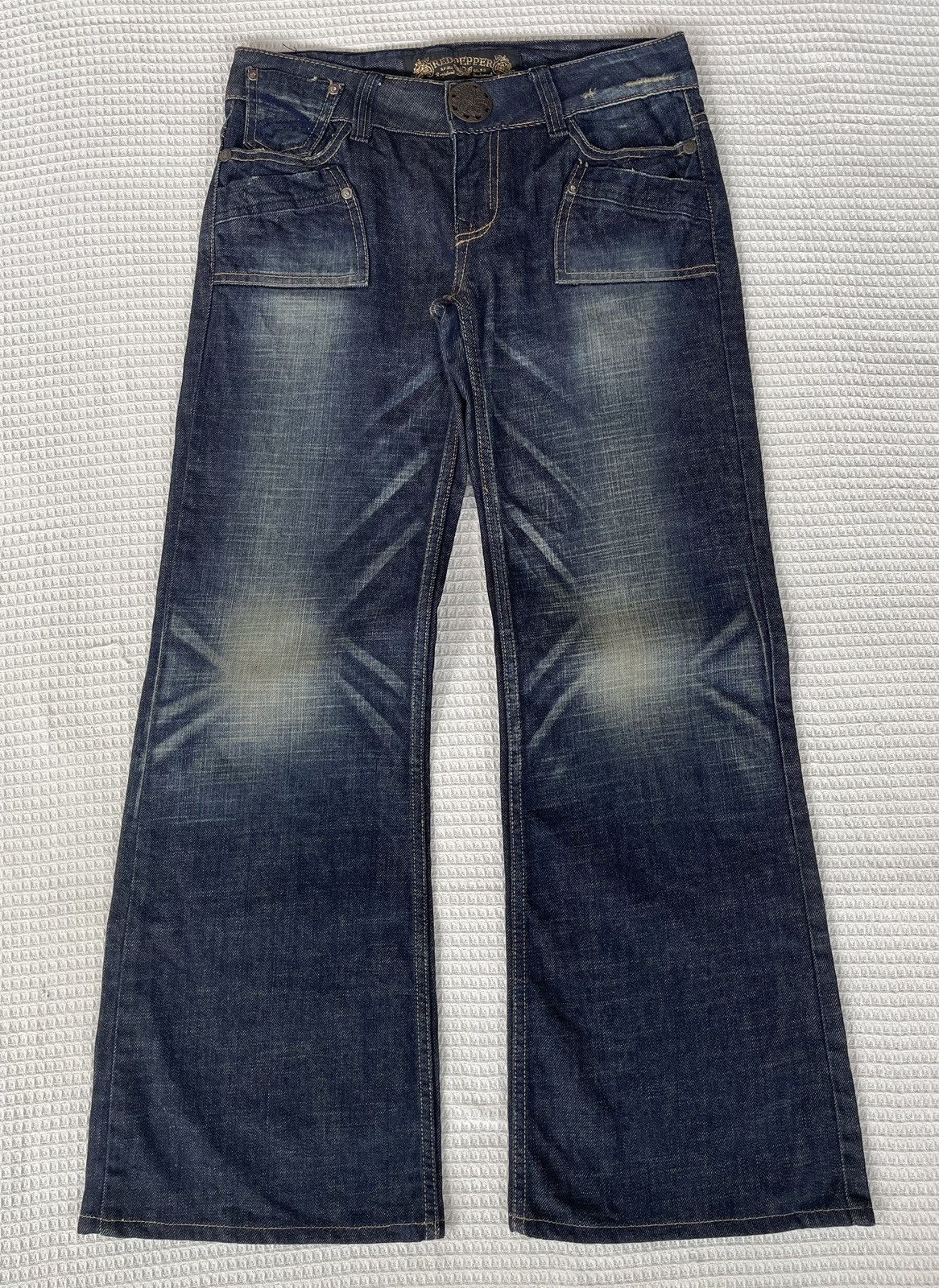 Hysteric Glamour Vintage 90s🔥RED PEPPER🔥Flared Bush Pants Jeans Size US 30 / EU 46 - 1 Thumbnail