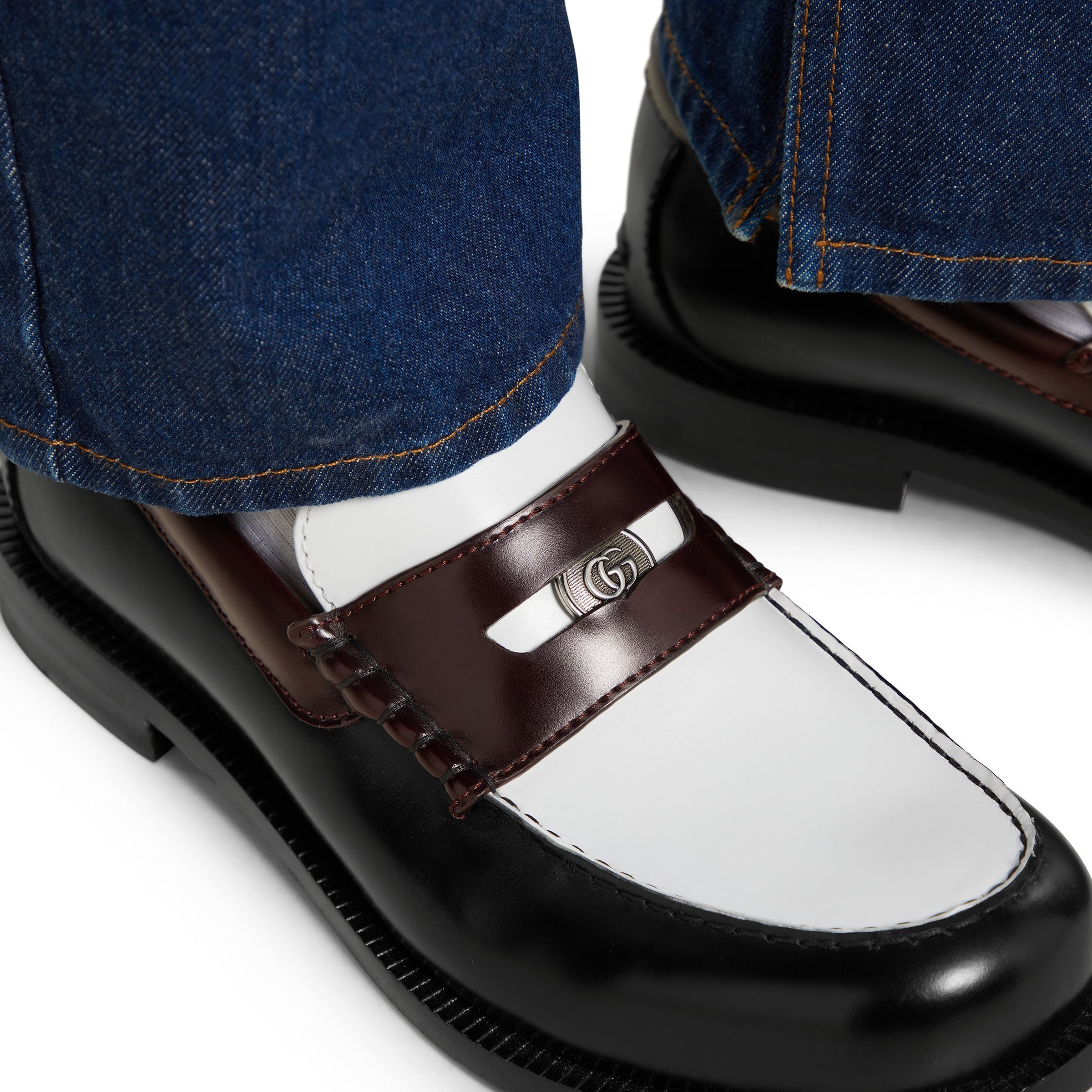 Gucci o1loc1c0326 831274 Men's loafers With Removable Detail Size US 7.5 / EU 40-41 - 4 Thumbnail